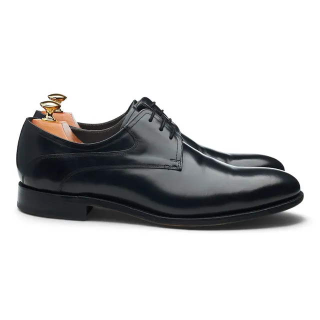 Barker Wickham derbies cuir noir 9 UK
