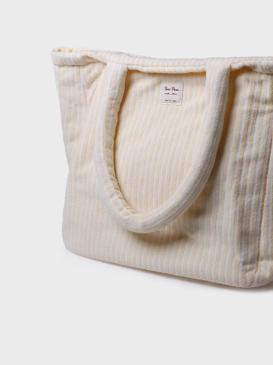 Toni Pons Carioca sac shopper rayé vanilla