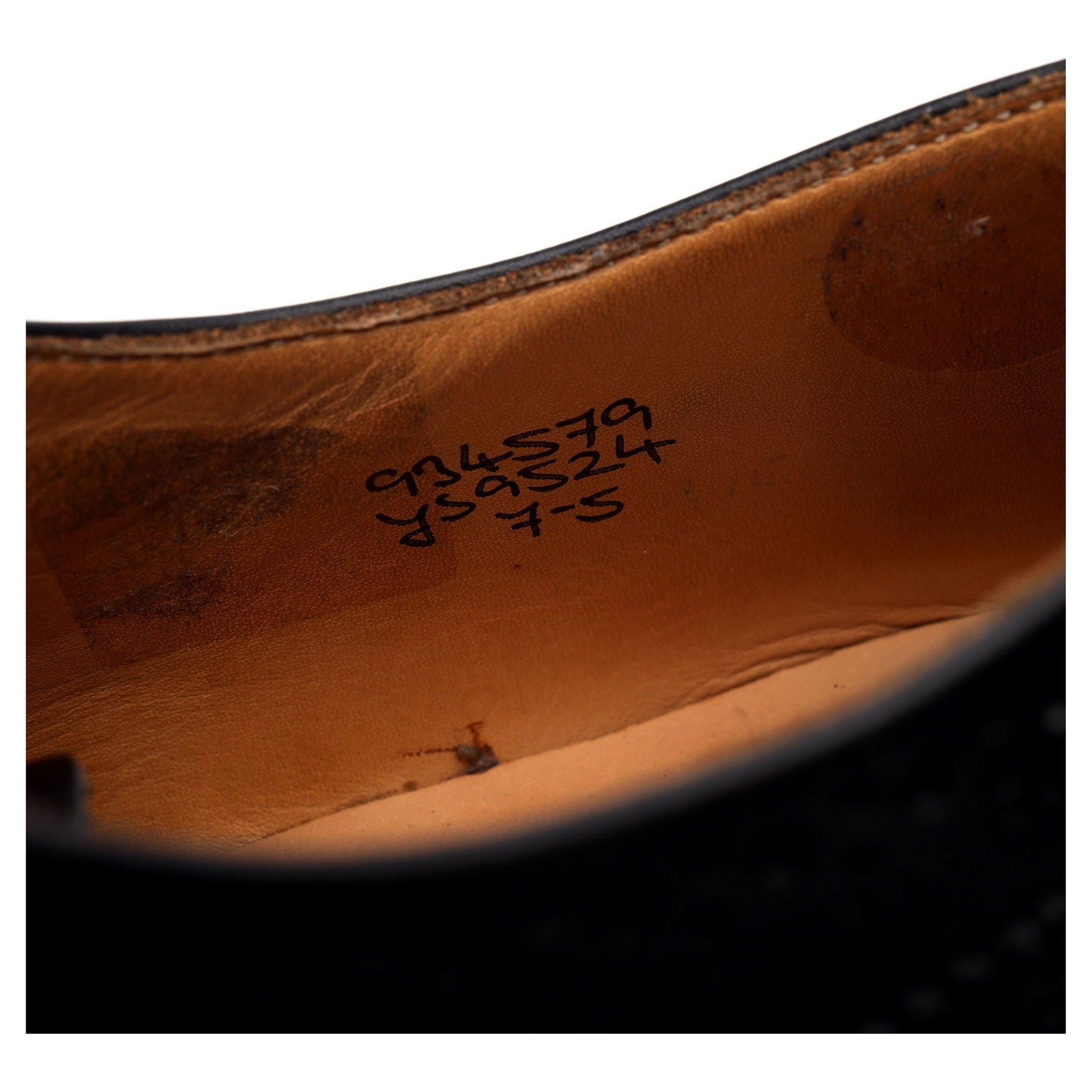 Tricker's Epsom richelieu brogue cuir noir 7 UK