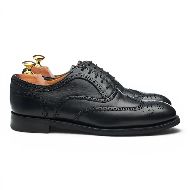 Bodileys Hamilton Stanford Oxford cuir noir 6.5 UK