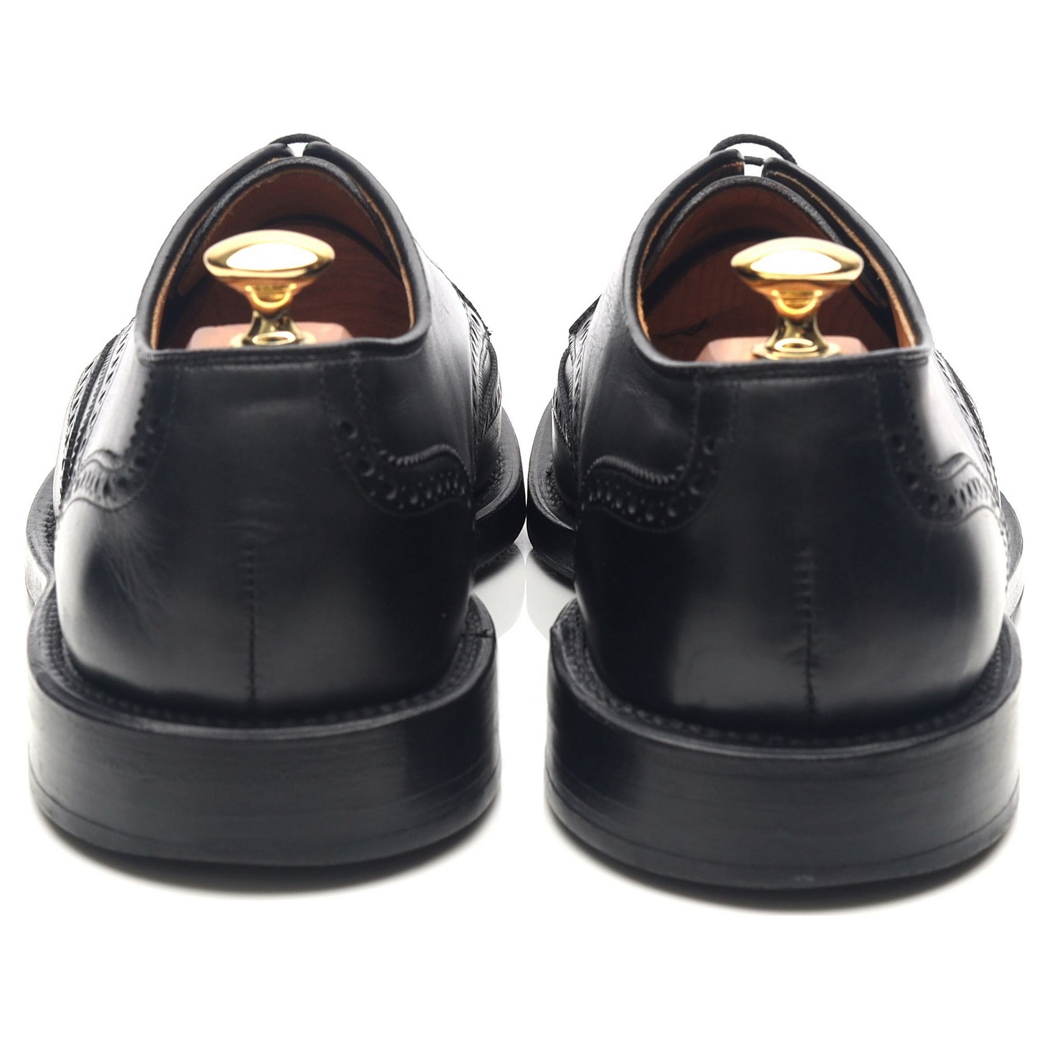 Allen Edmonds Auburn derby brogues cuir noir UK 9
