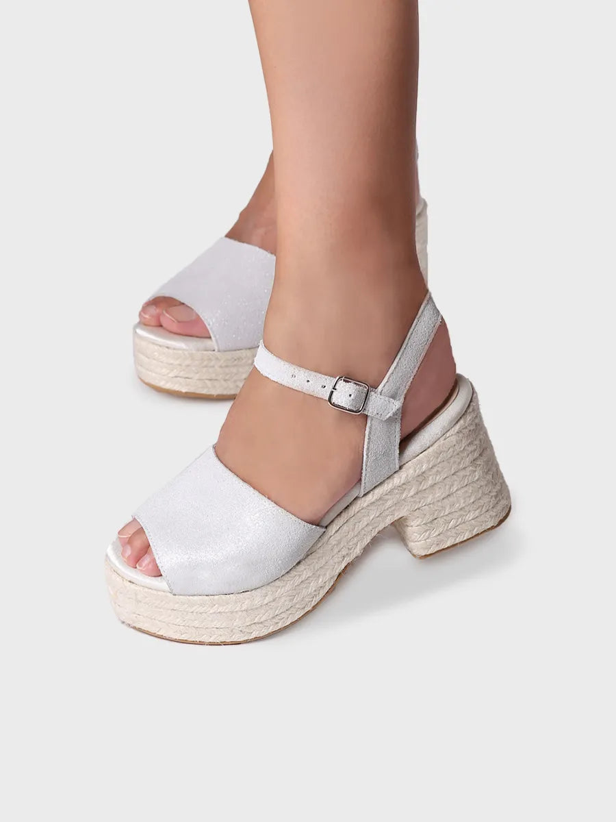 Toni Pons SERENA espadrille mariée talon 7,5 cm