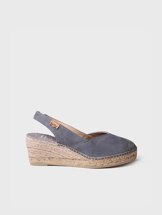 Toni Pons Betty-A espadrilles femme daim compensées 5 cm
