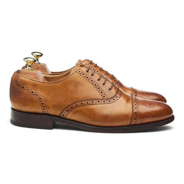 Barker oxford brogue cuir marron pointure 7,5 G