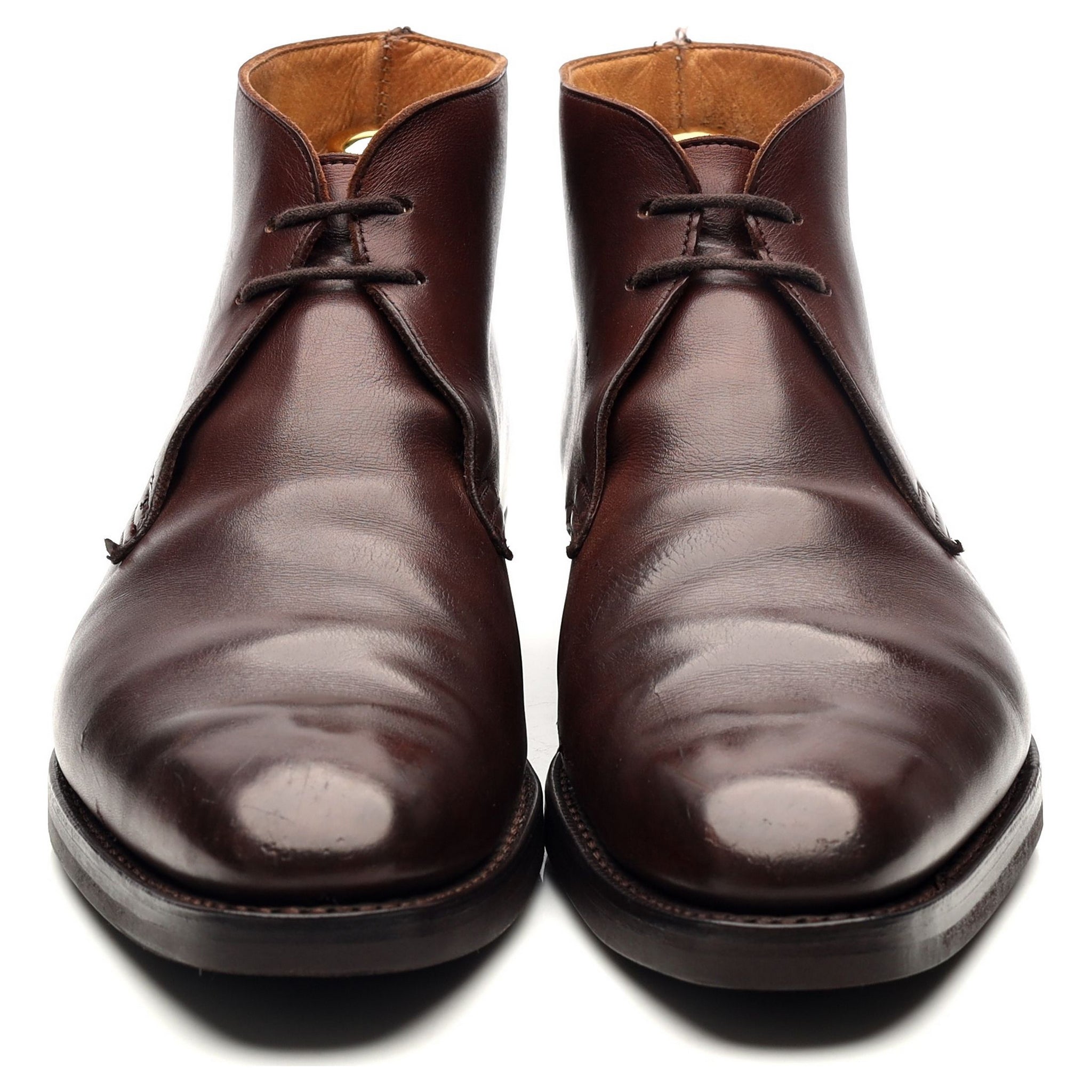 Crockett & Jones Tetbury chukka boots cuir marron foncé UK 6.5
