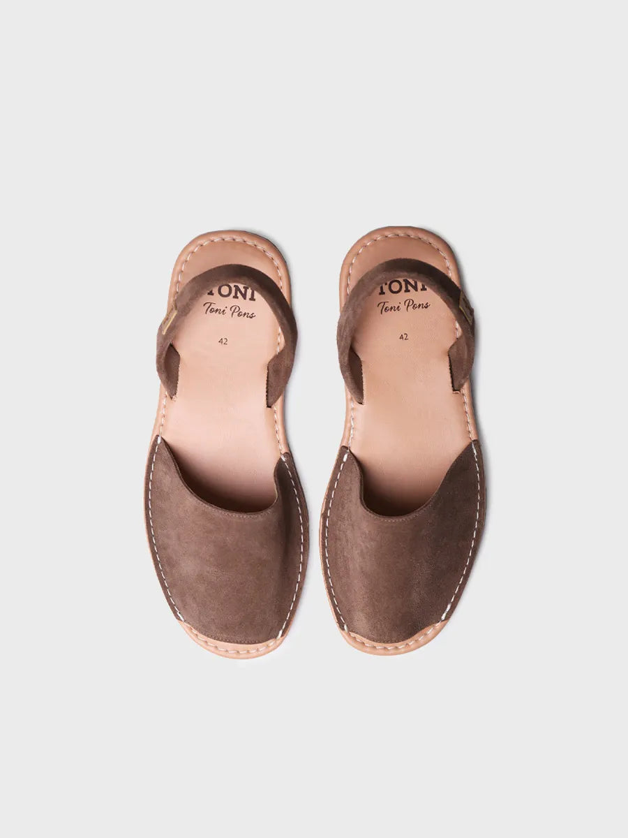 Toni Pons Grau-QT sandale homme cuir taupe