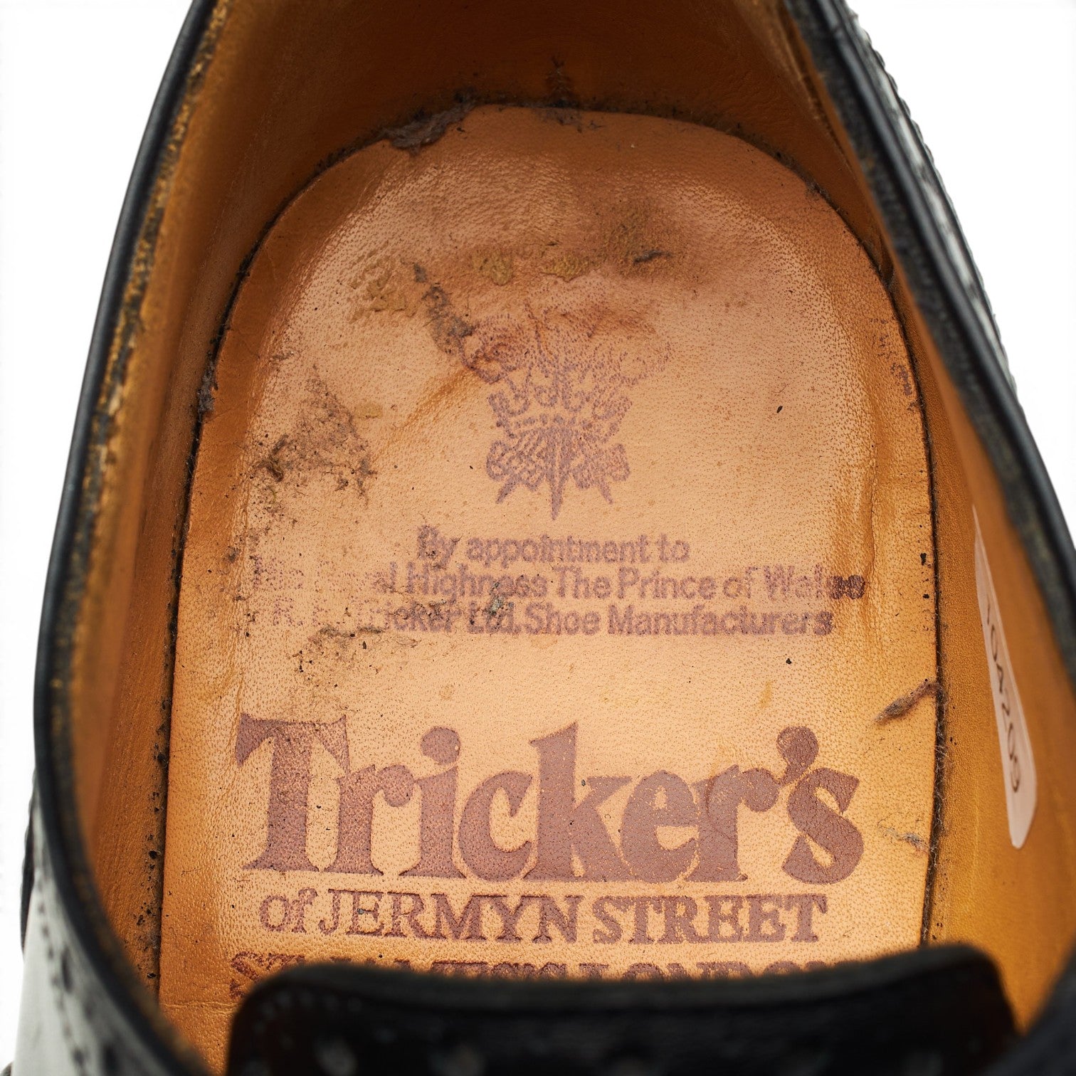Tricker's Kensington richelieu cuir noir 7 UK