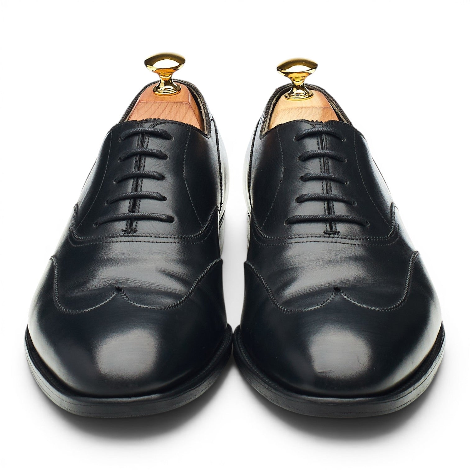 John Lobb Widner richelieu cuir noir pointure UK 7,5