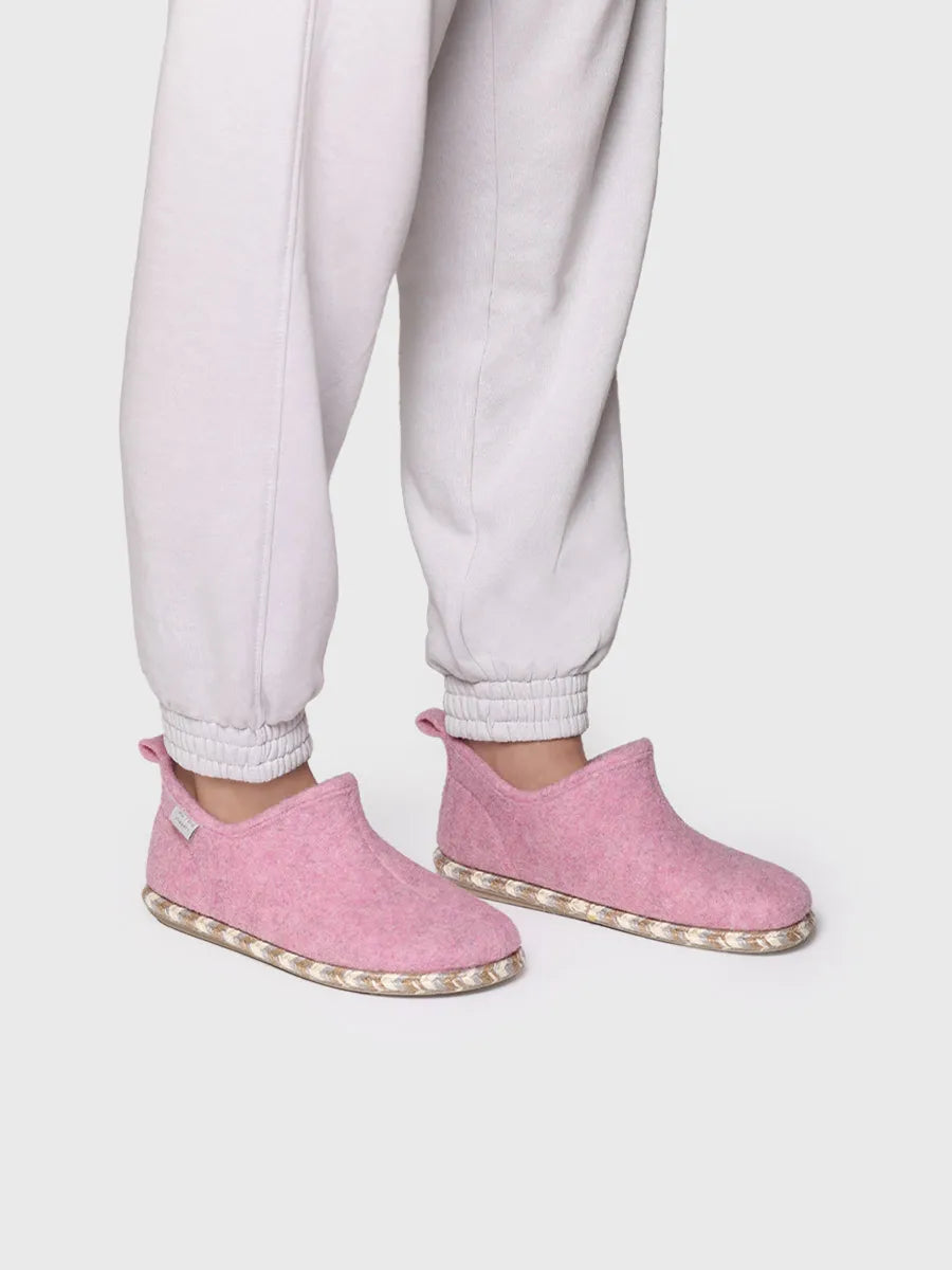 TONI PONS DUNA-FP chausson feutre rose femme chaud