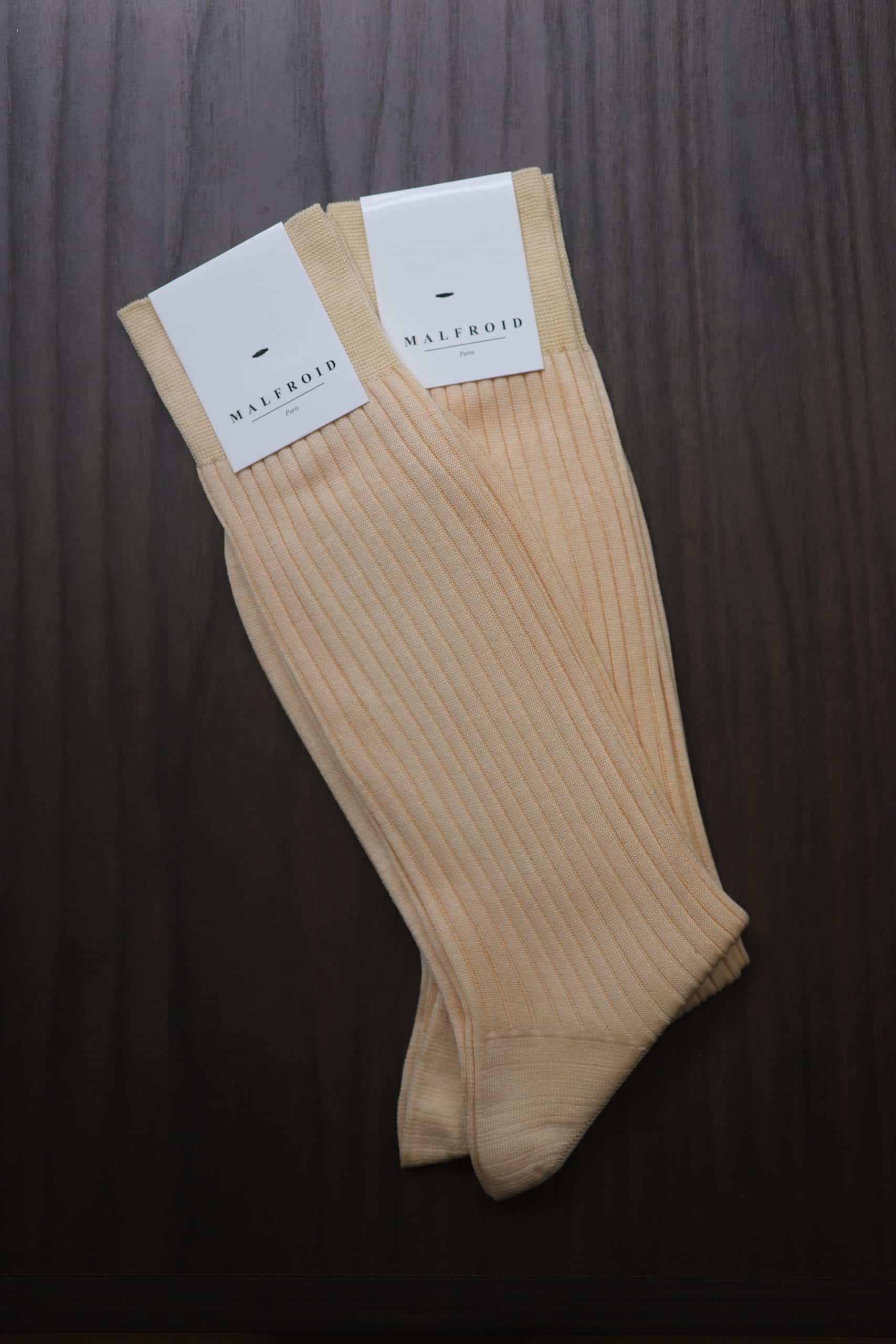 Malfroid chaussettes fil d’Écosse coton fines
