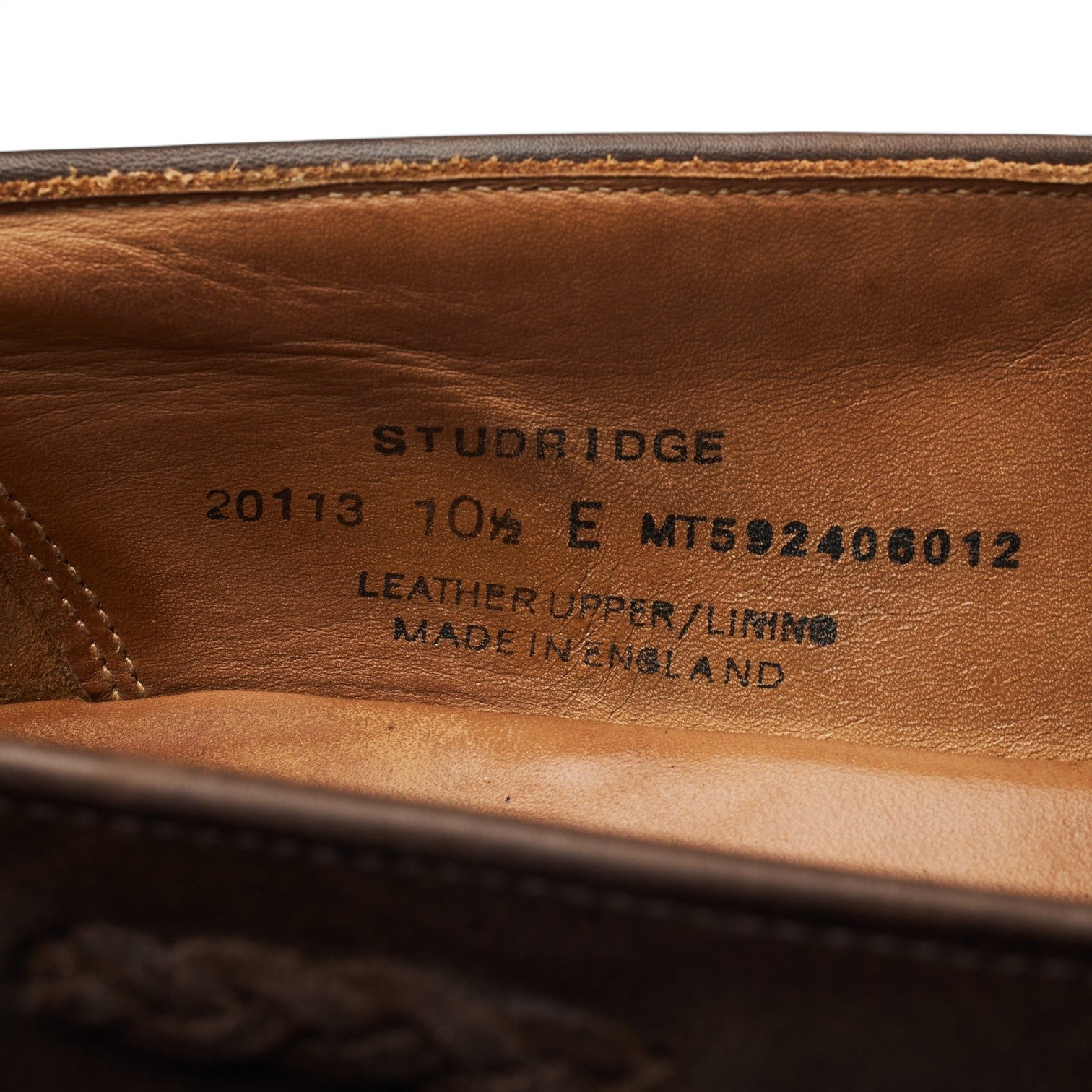 Crockett & Jones Studridge mocassins marron 10,5 daim
