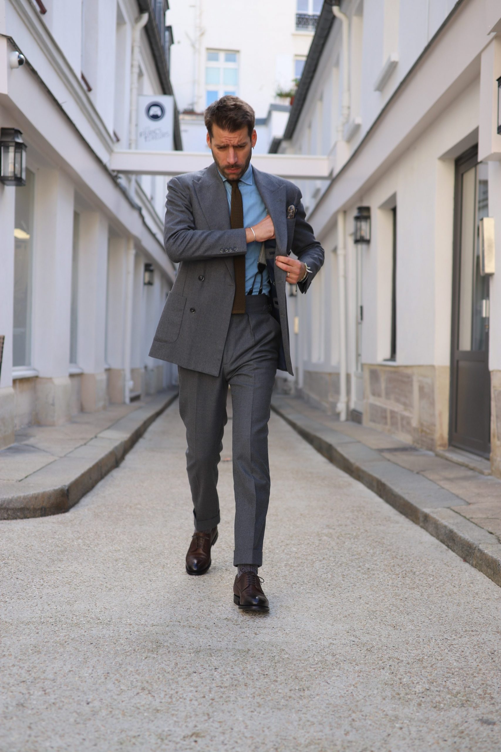 Malfroid Brogue-Master derby cuir grainé