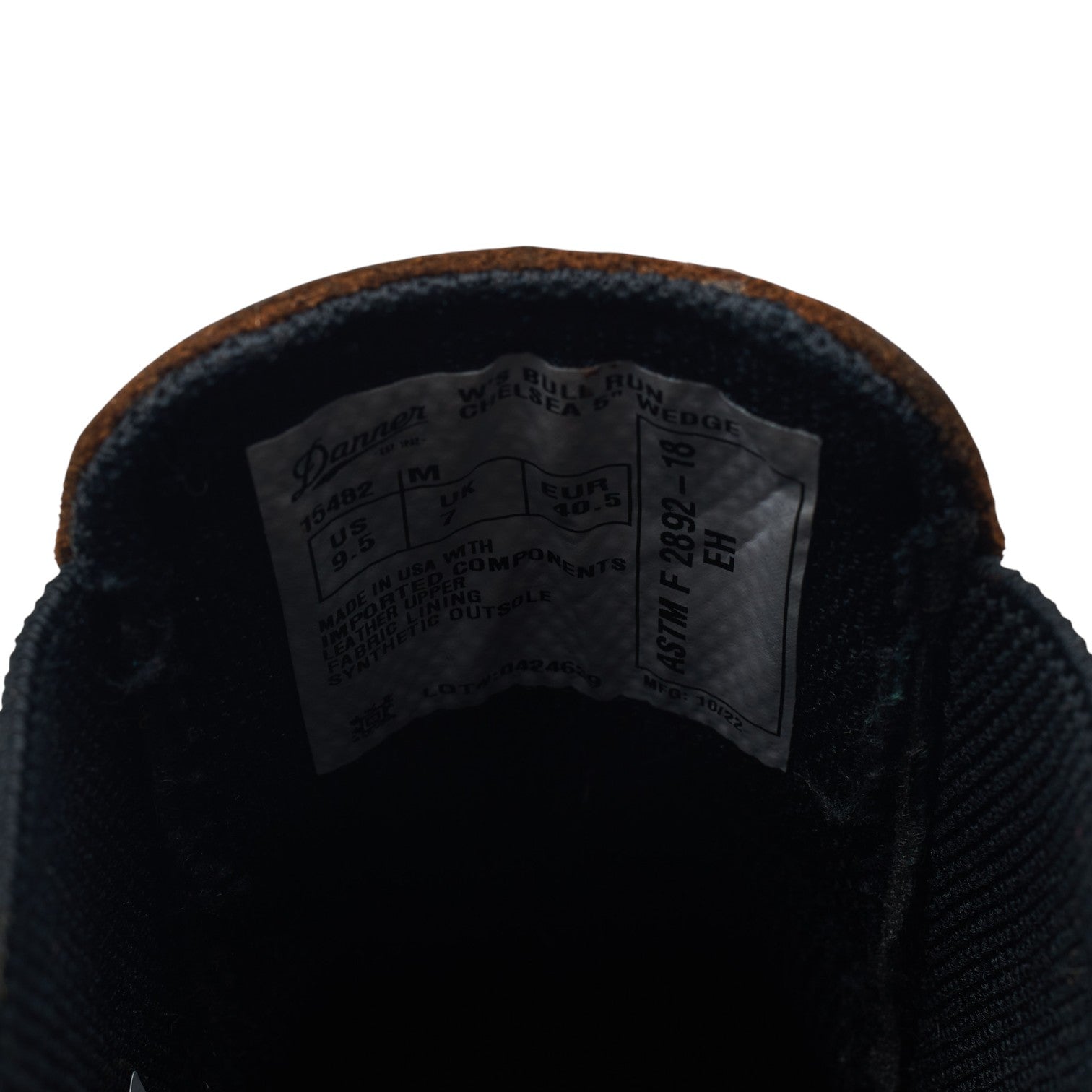 Danner Bull Run boots chelsea cuir marron UK 7 femme