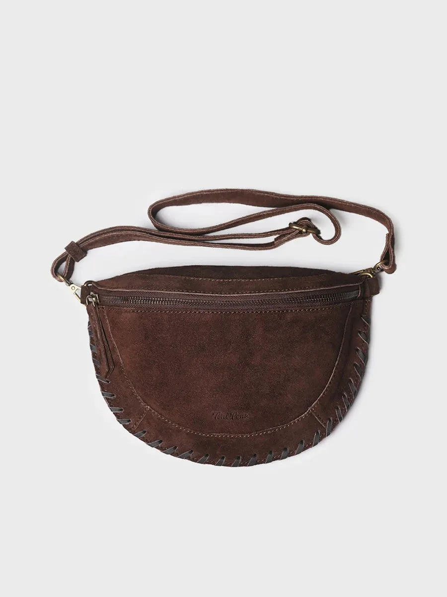 Toni Pons Samy sac bandoulière femme daim naturel
