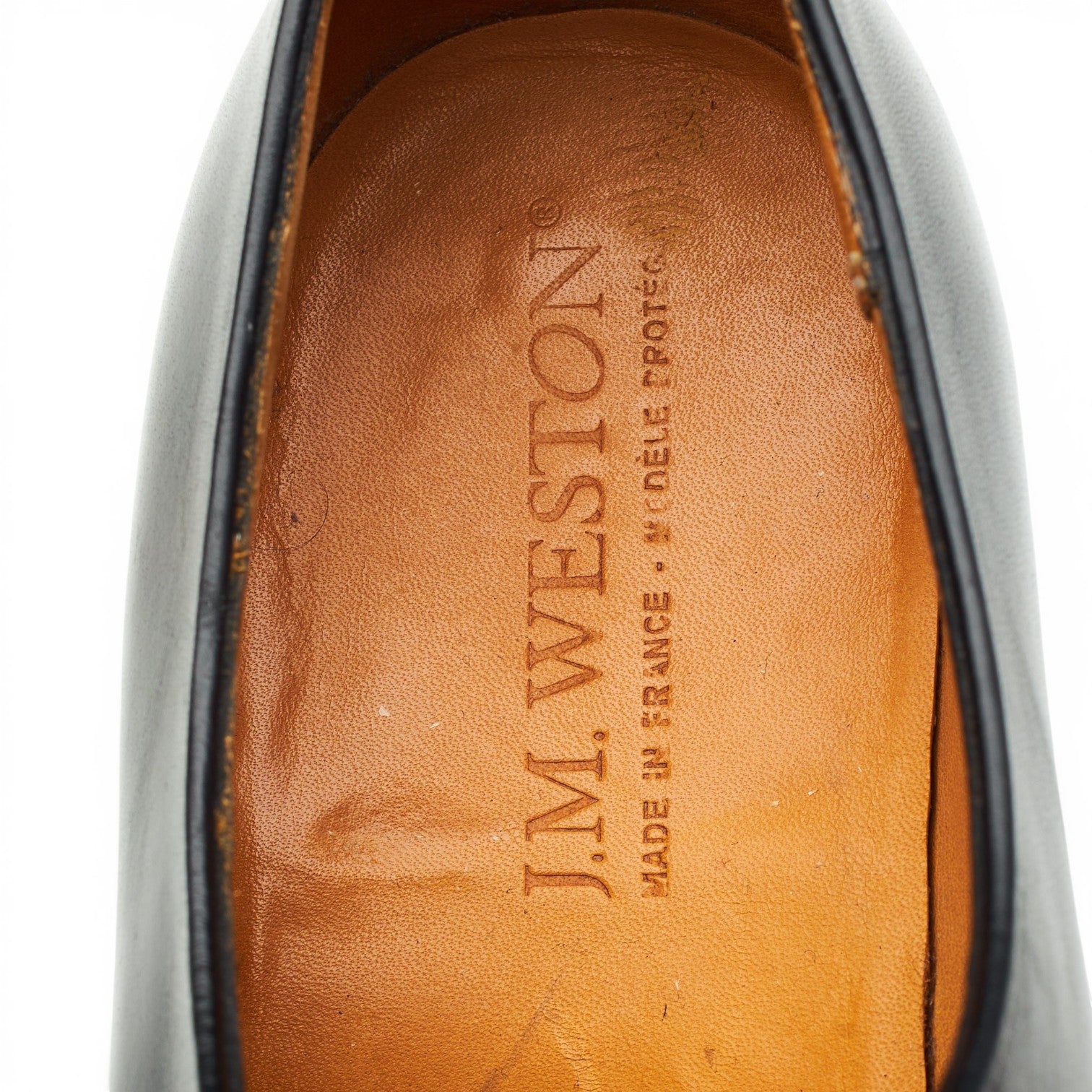 J.M. Weston 402 Flore richelieu cuir noir pointure 7 UK