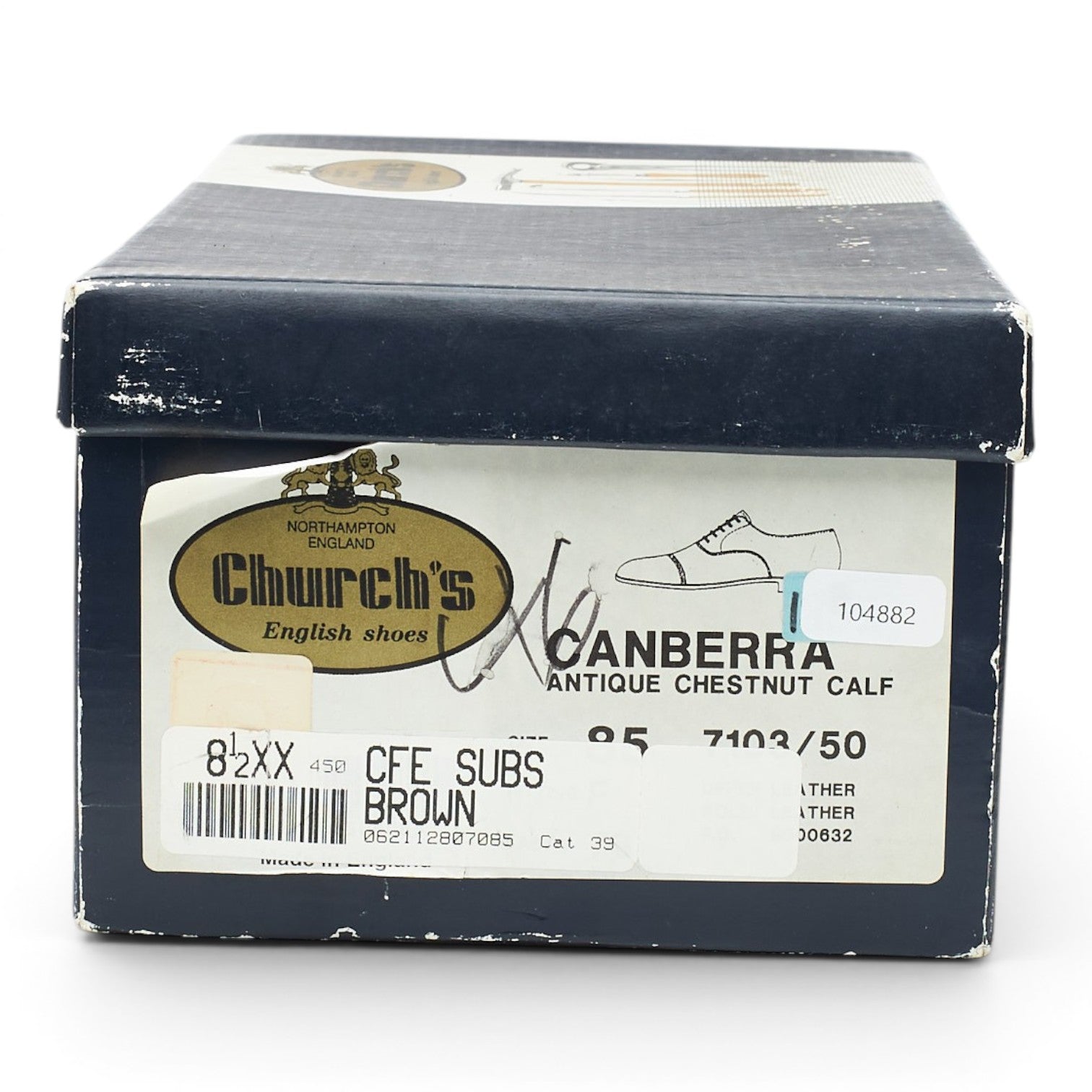 Church's Canberra richelieu cuir marron UK 8.5