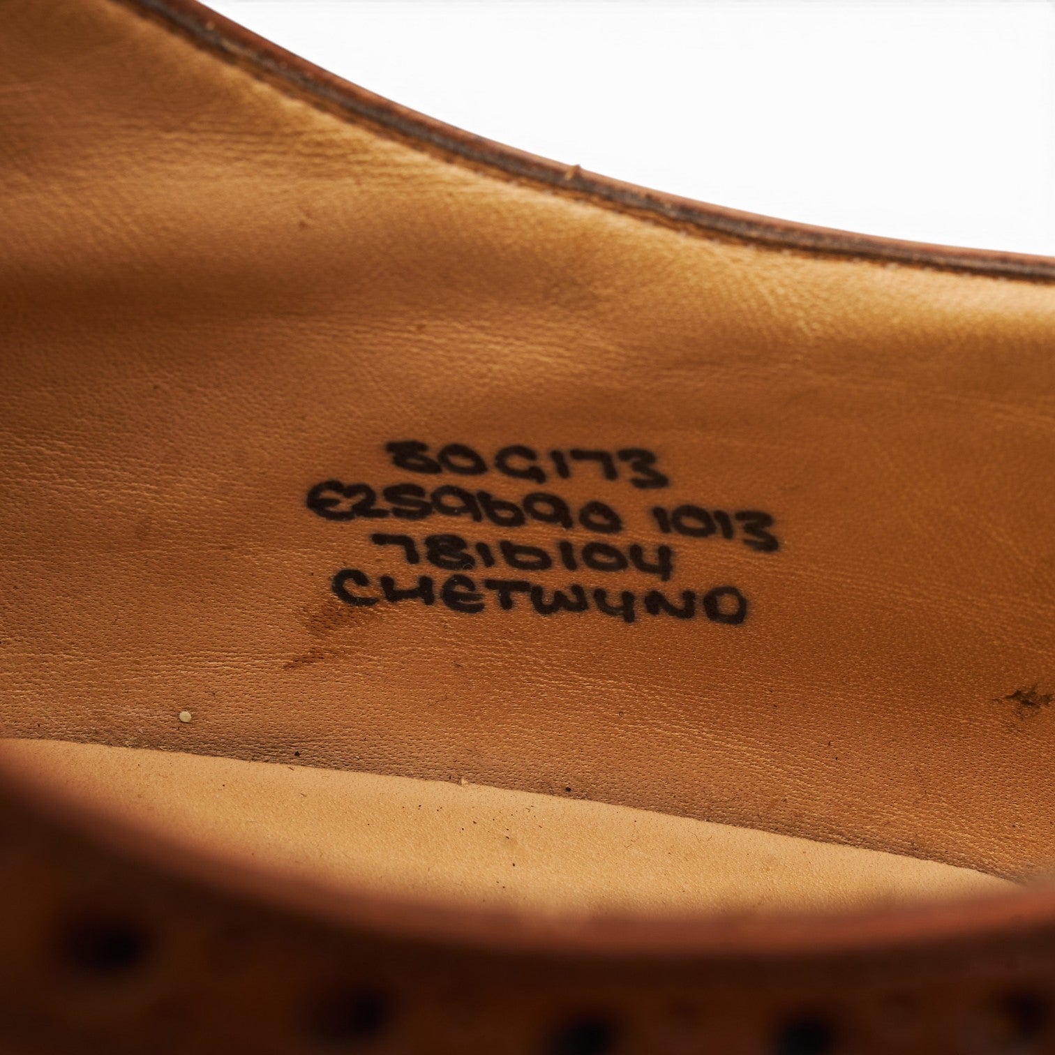 Church's Chetwynd oxford cuir cognac UK 8