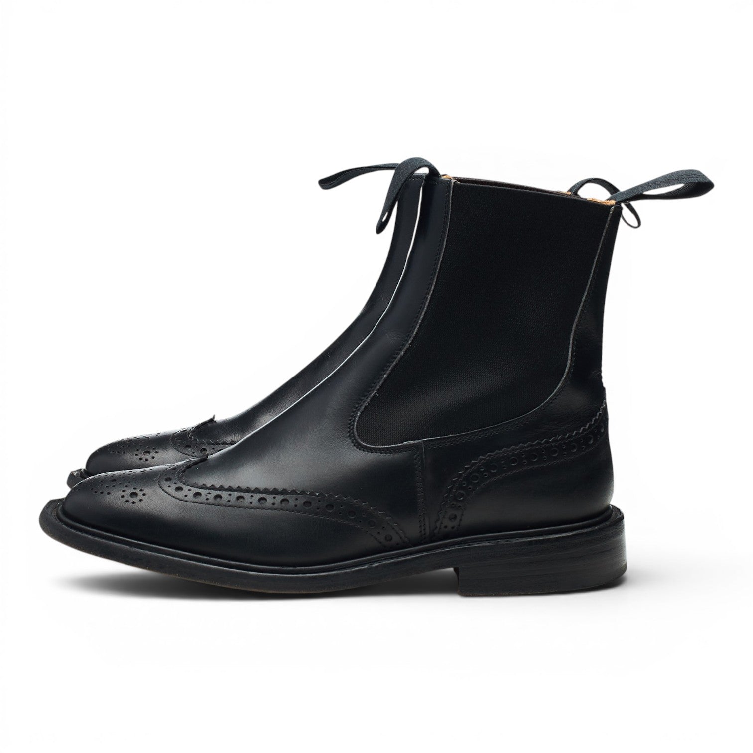 Tricker’s Silvia bottines chelsea cuir noir UK 5