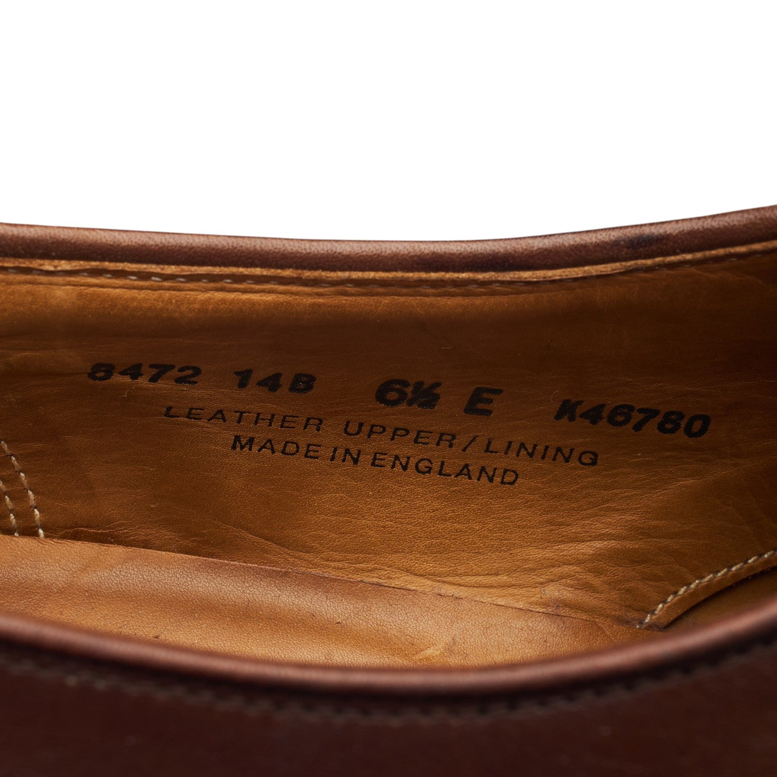George Cleverley mocassins cuir marron UK 6.5