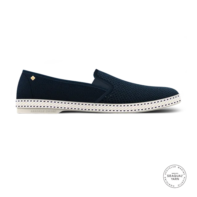 Rivieras Classic Toile Filet espadrilles marine coton