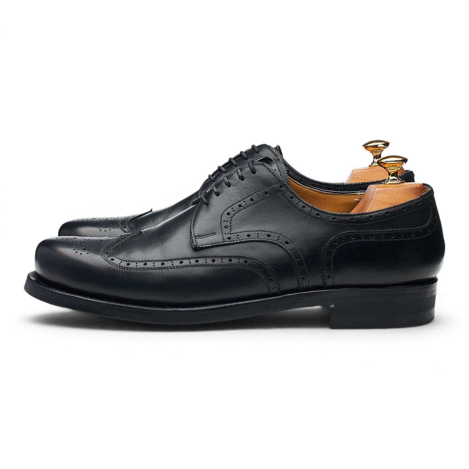 Vass Budapest derby cuir noir pointure UK 11
