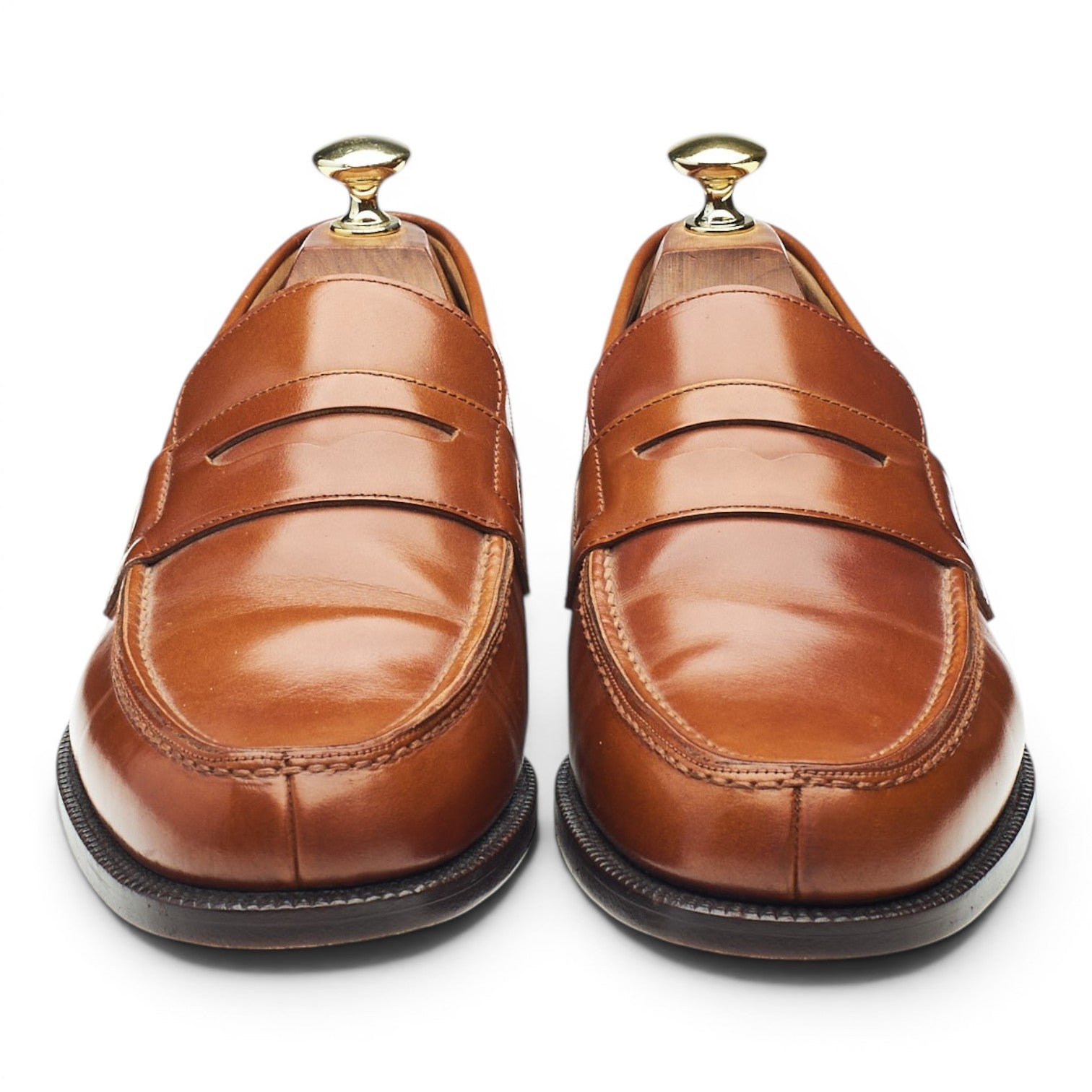 Yanko 13219 mocassins cuir marron clair UK 7.5