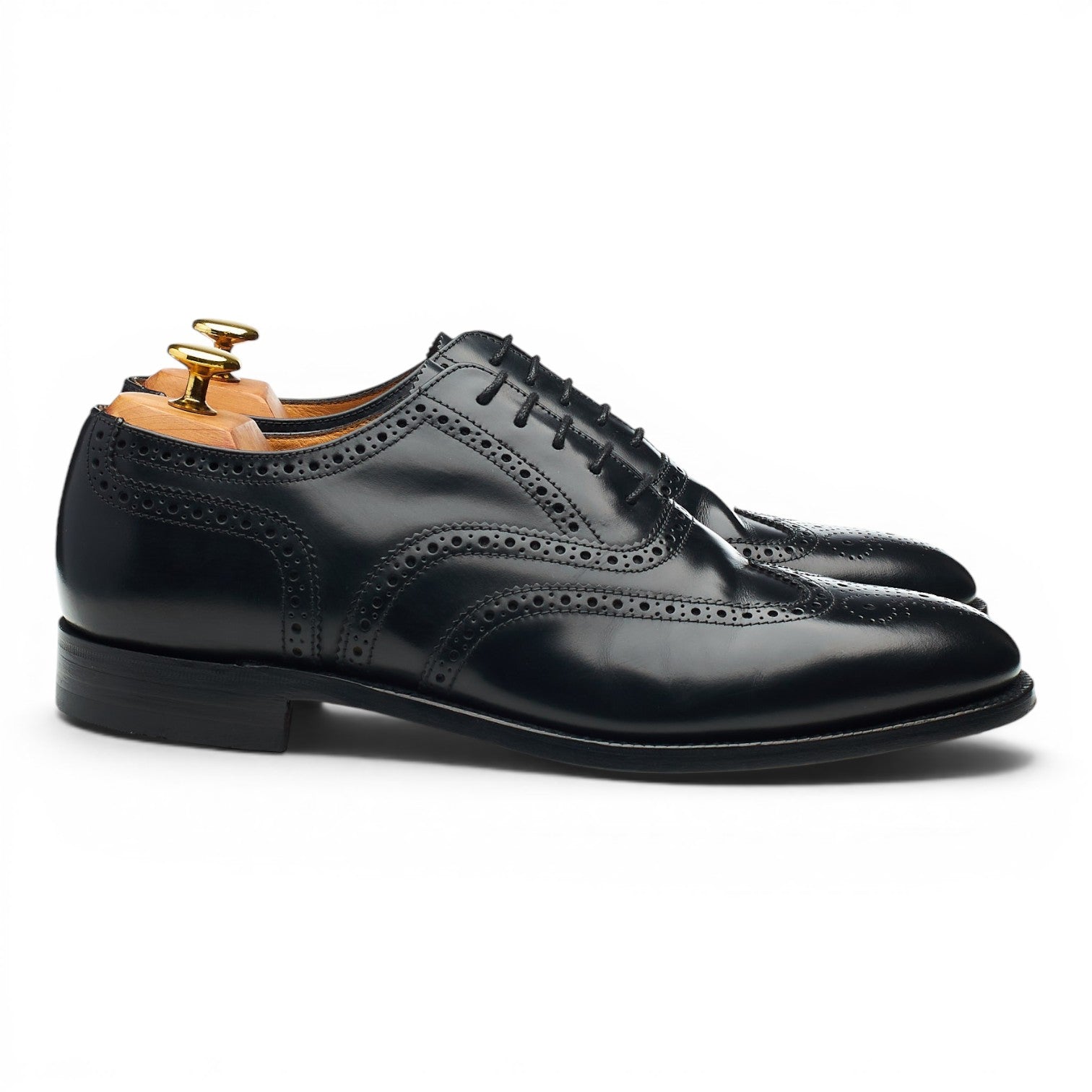 Loake 202B oxford cuir noir pointure 8