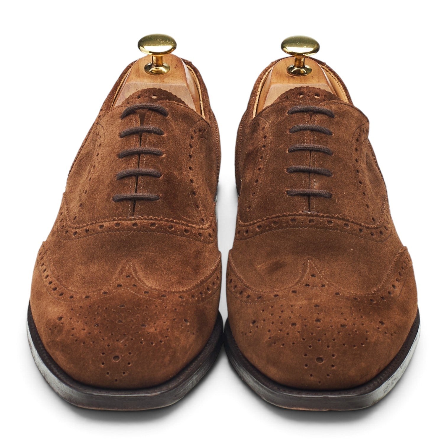 Cheaney brogues oxford daim marron tabac 8 UK
