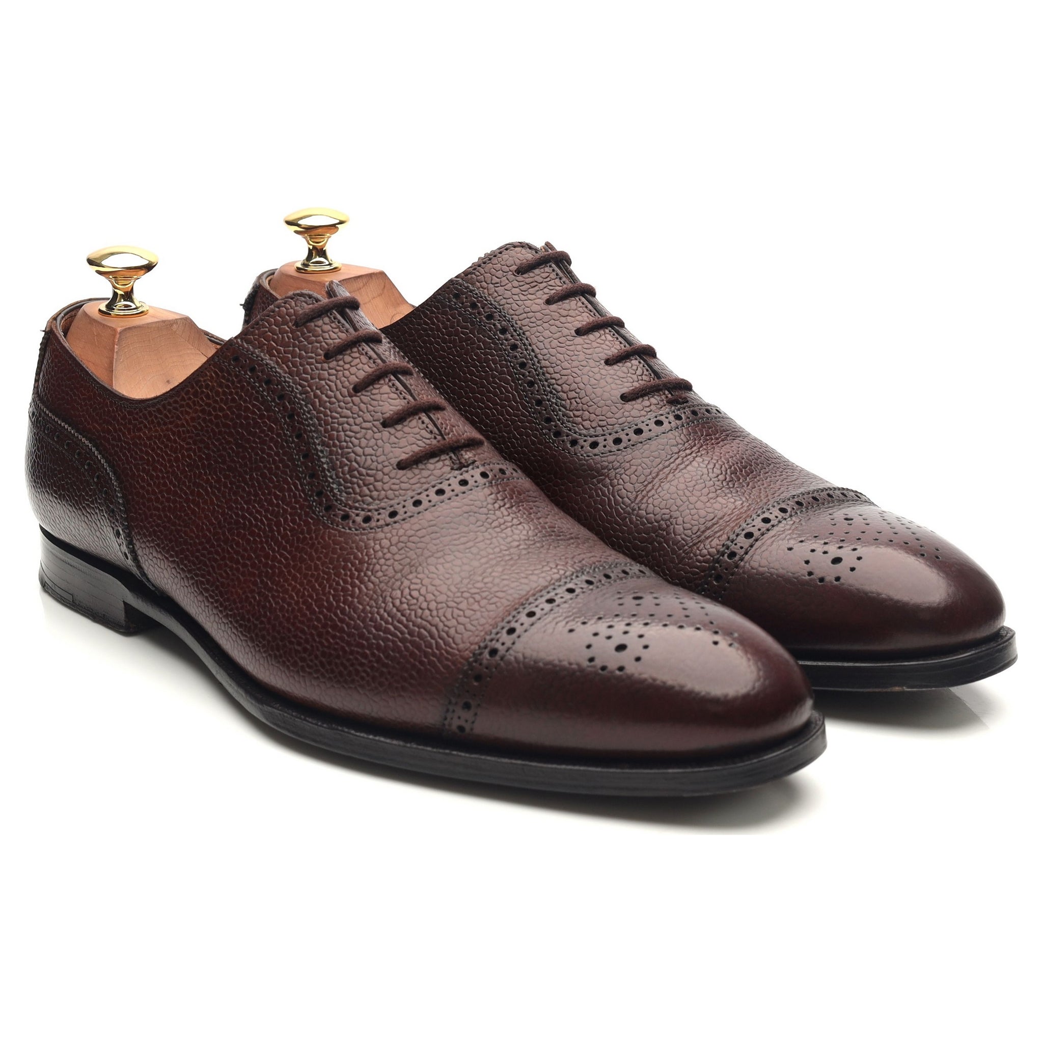 George Cleverley Adam chaussures oxford marron UK 9