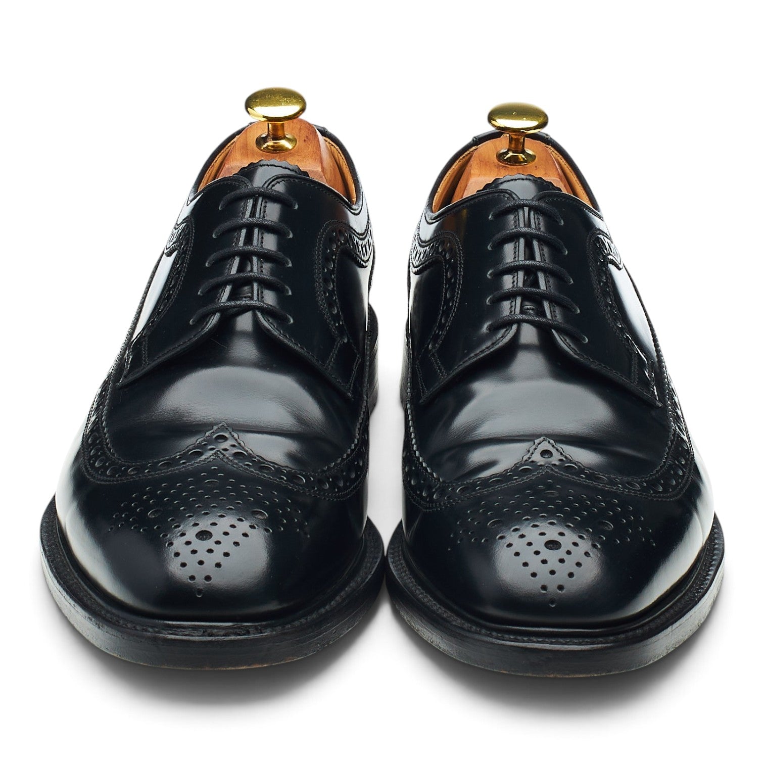 Loake Royal Brogue derbies cuir noir 8.5 mariage