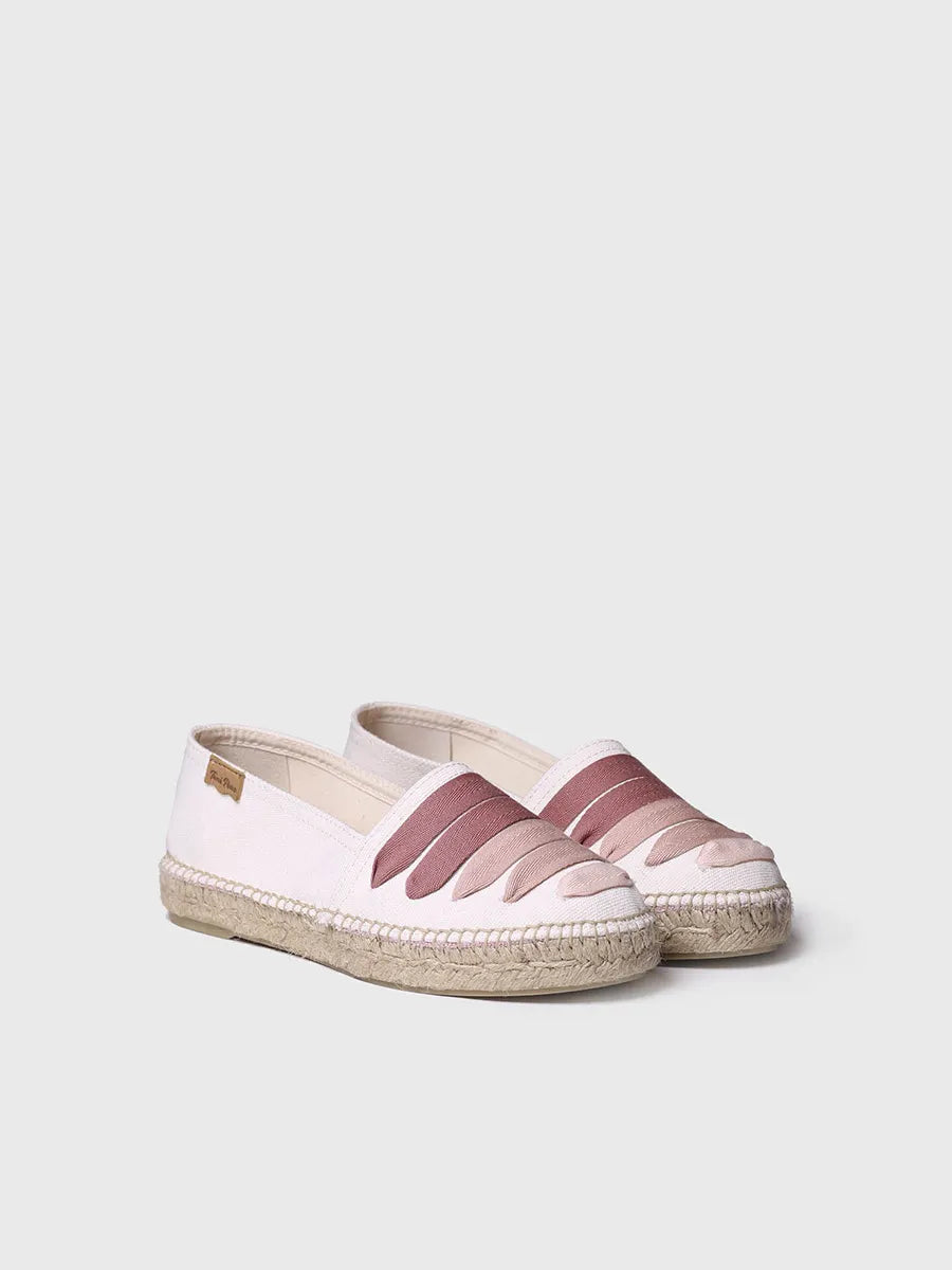 Toni Pons Rose-CM espadrille plate rose vegan