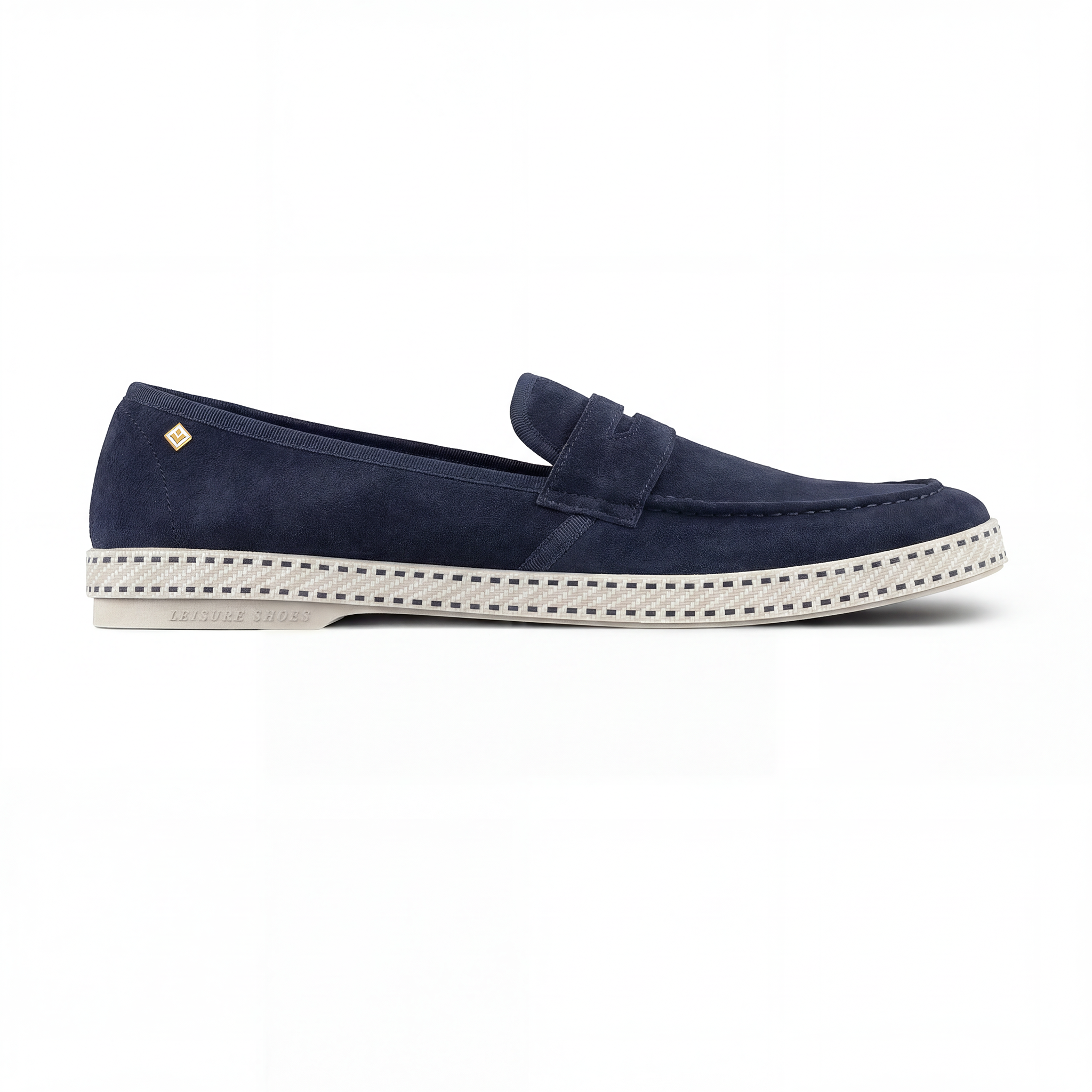 Rivieras Classic 1624 mocassin cuir marine confort