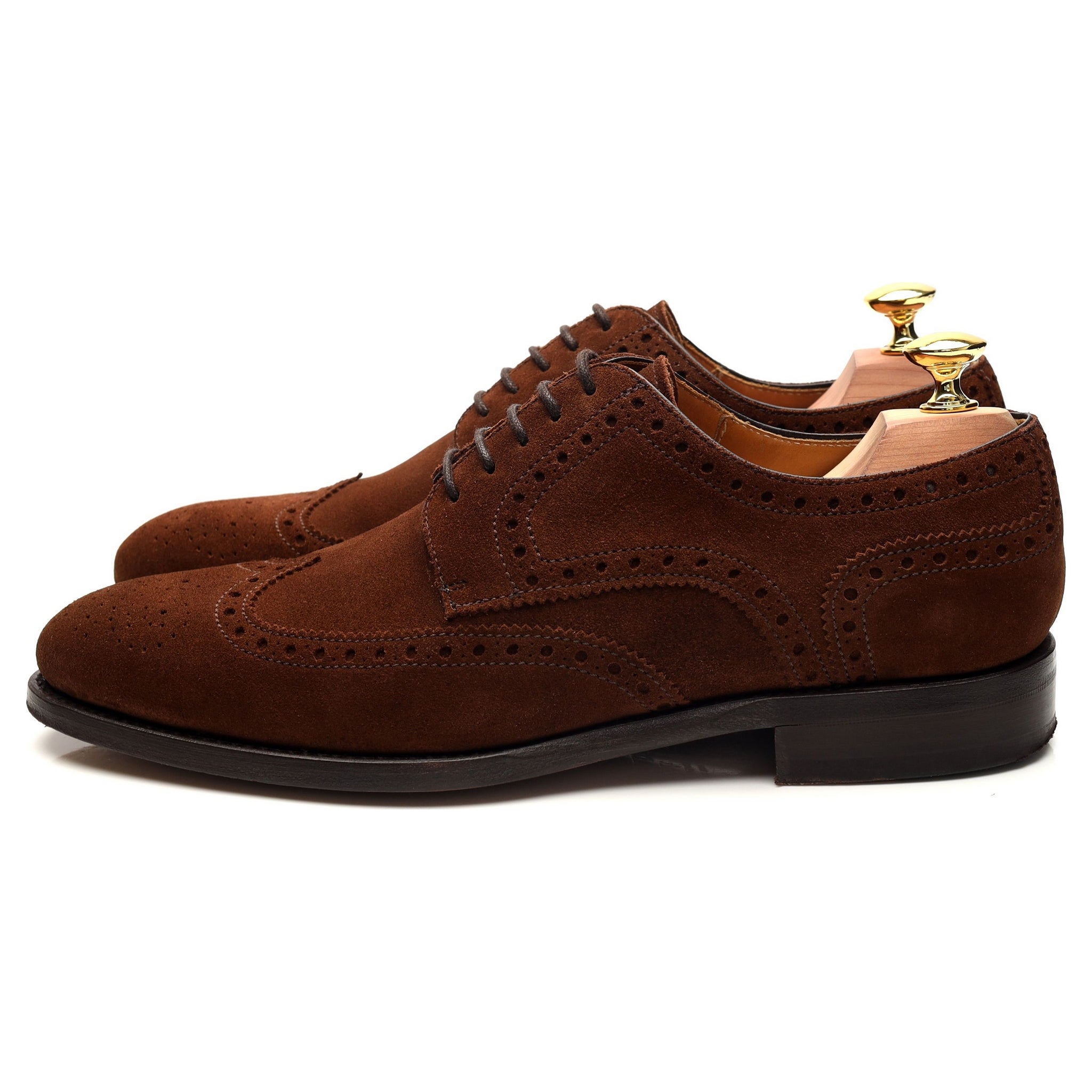Berwick 108970 derbies suède marron UK 7