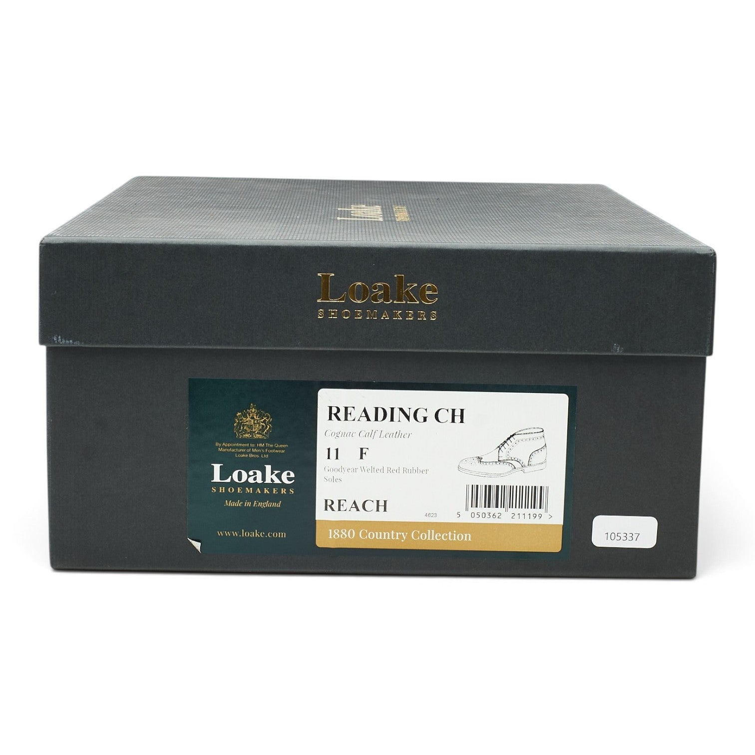 Loake 1880 Reading boots cuir marron UK 11
