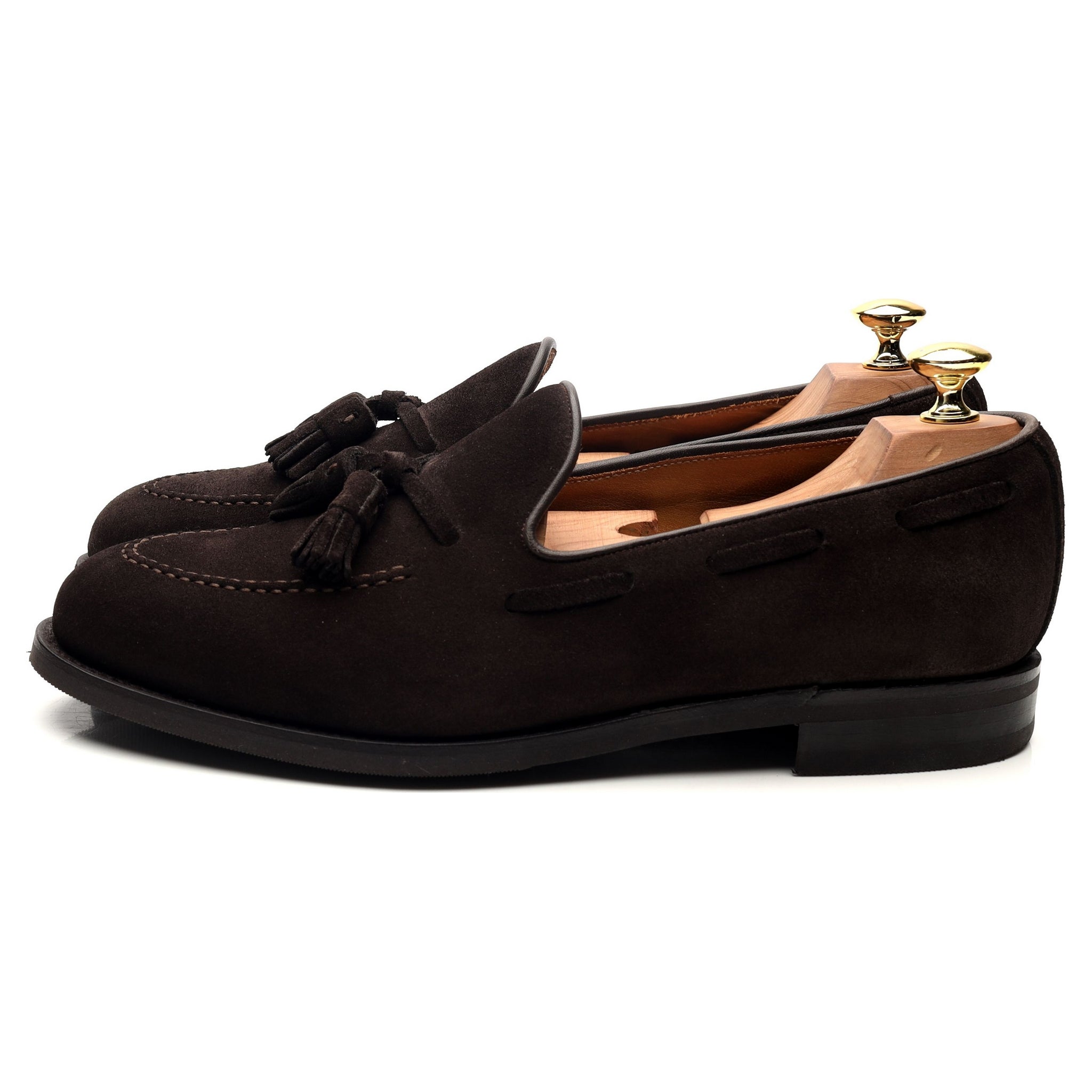 Morjas Mocassin à glands daim marron 8.5 UK
