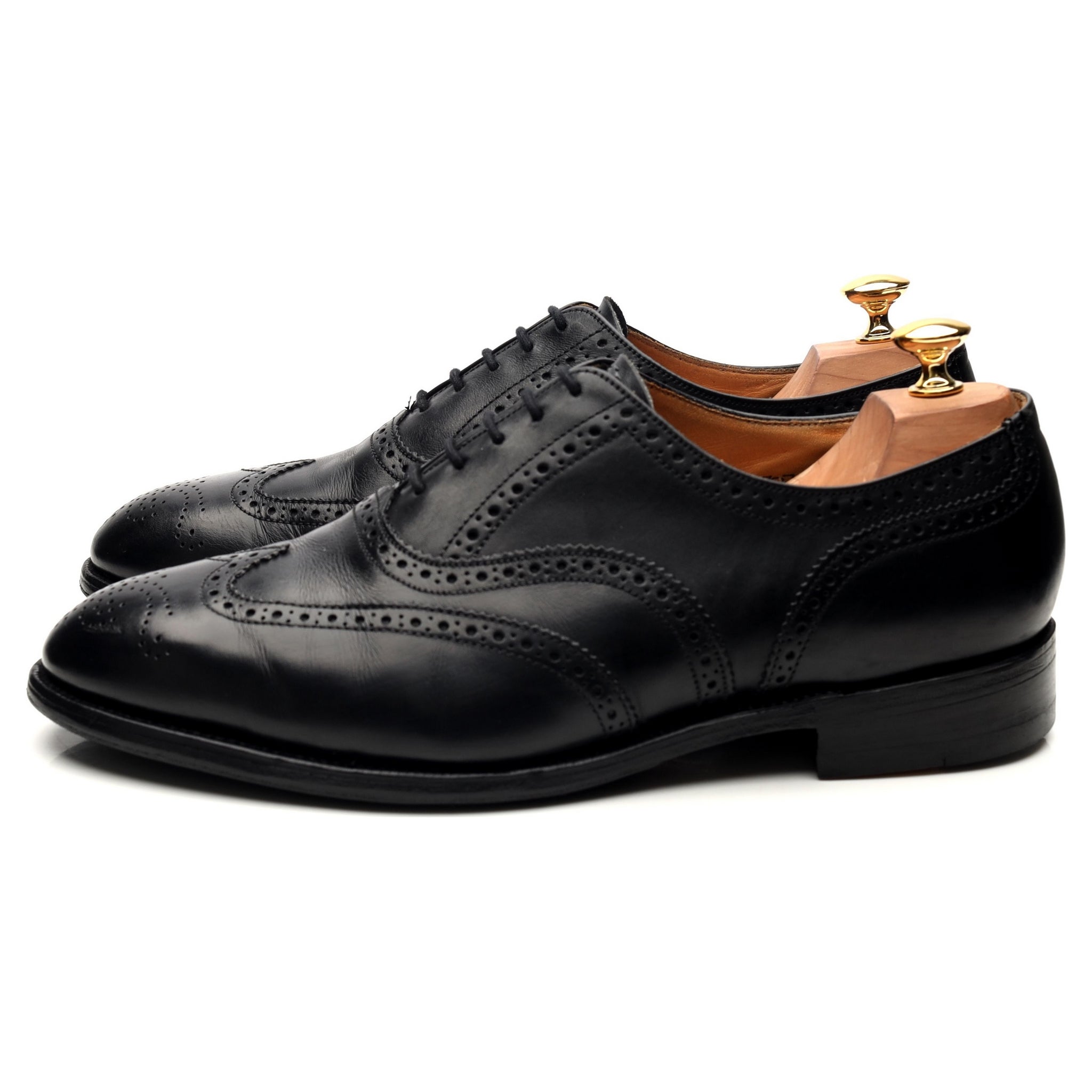 Tricker’s brogues cuir noir pointure UK 10
