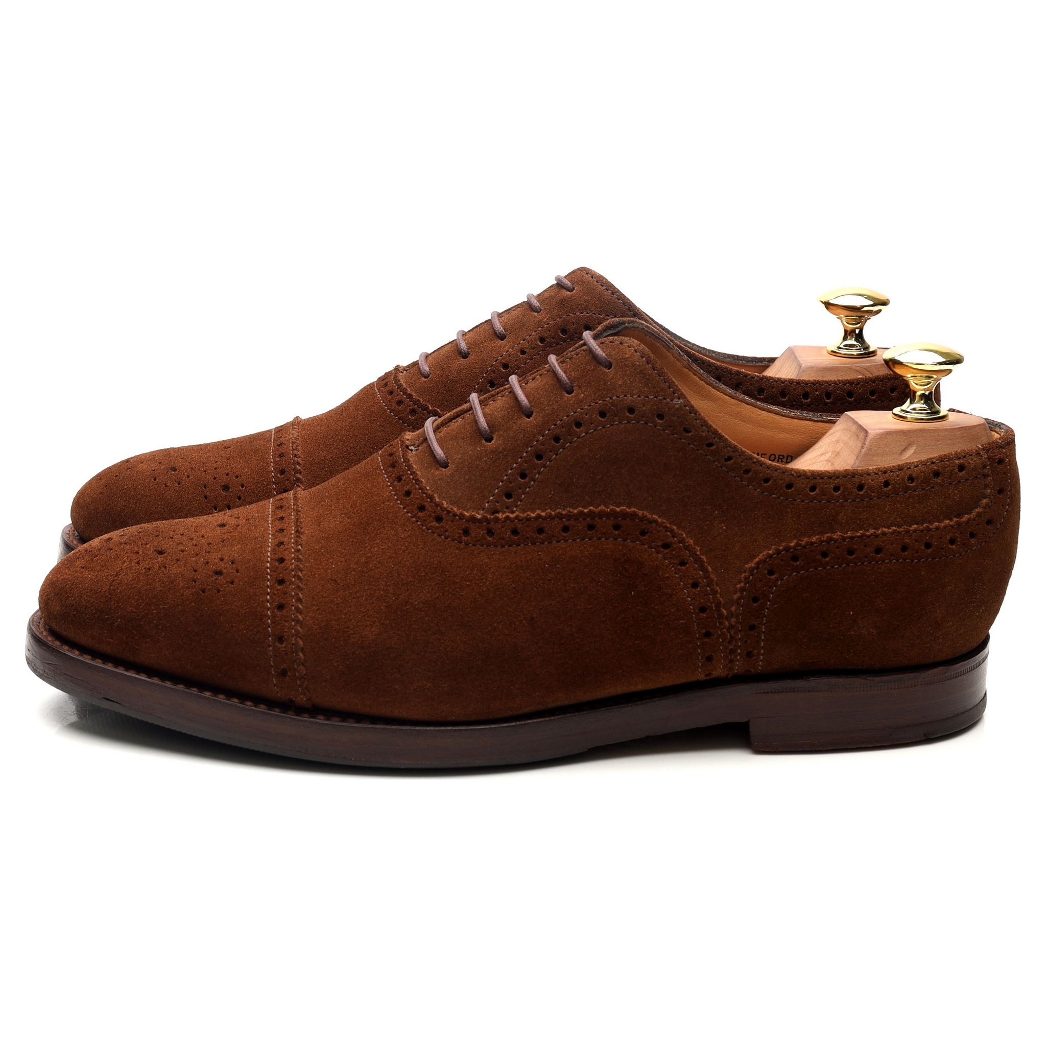 Alfred Sargent Cranford 2 oxford daim marron 7.5