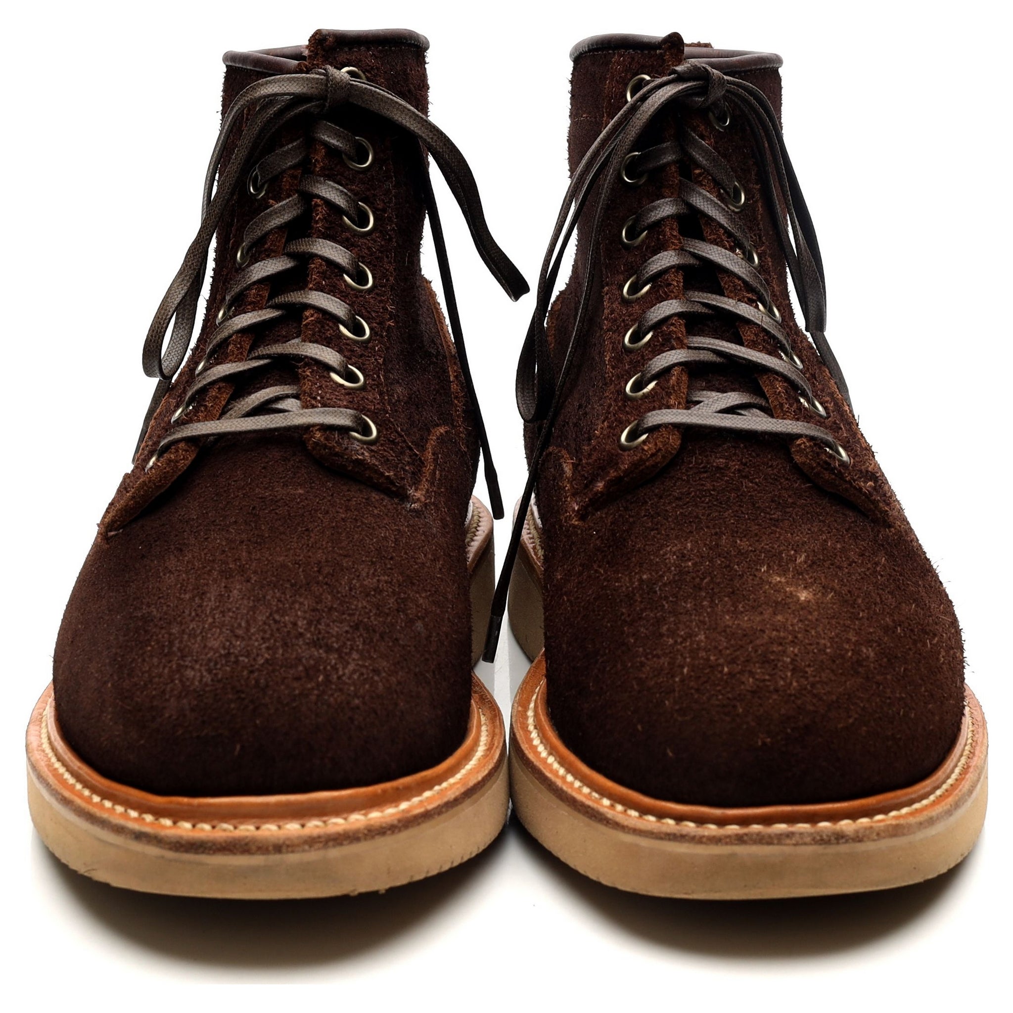 Viberg Service Boots bottine suède marron UK 7.5