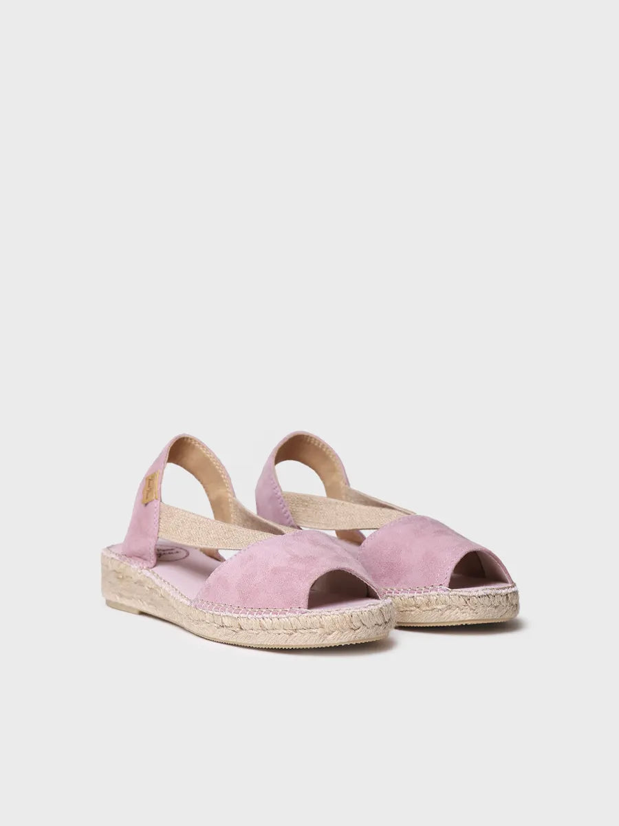 Toni Pons Ella espadrilles femme suède compensées