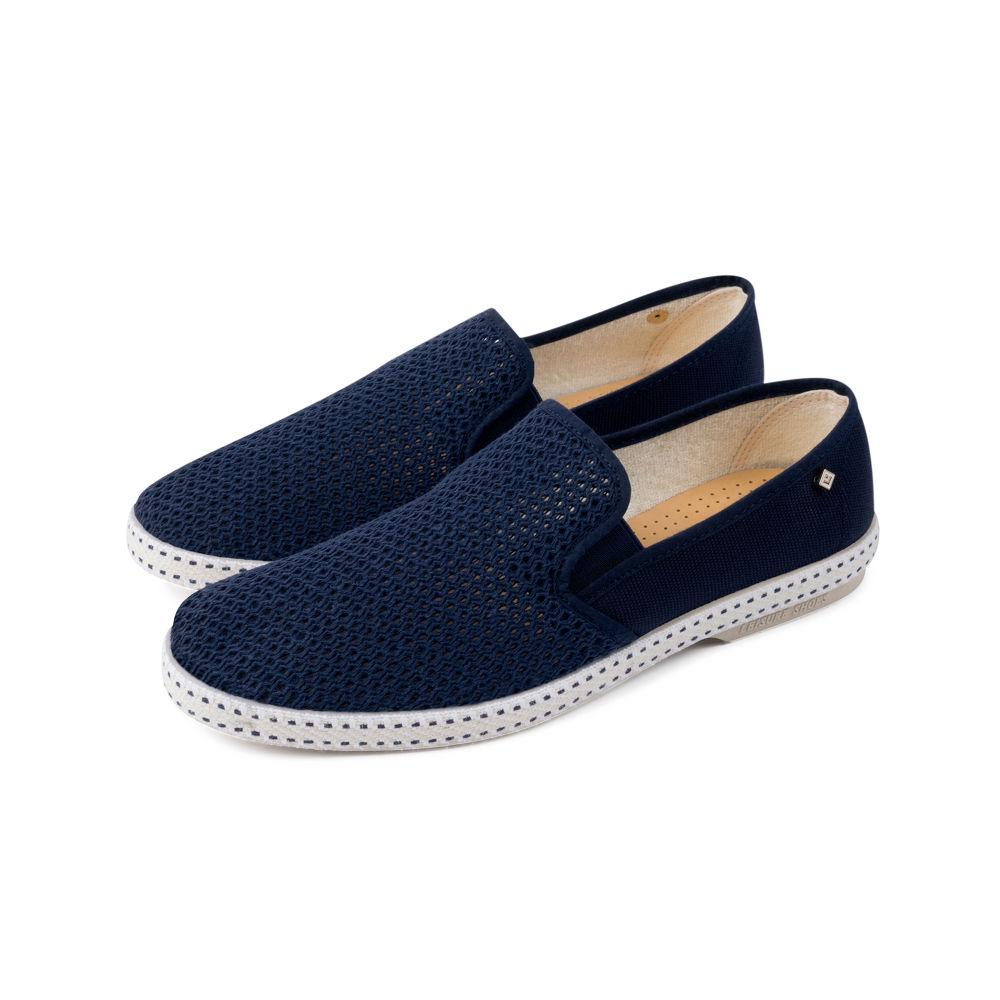 Rivieras Classic Toile Filet espadrilles marine coton
