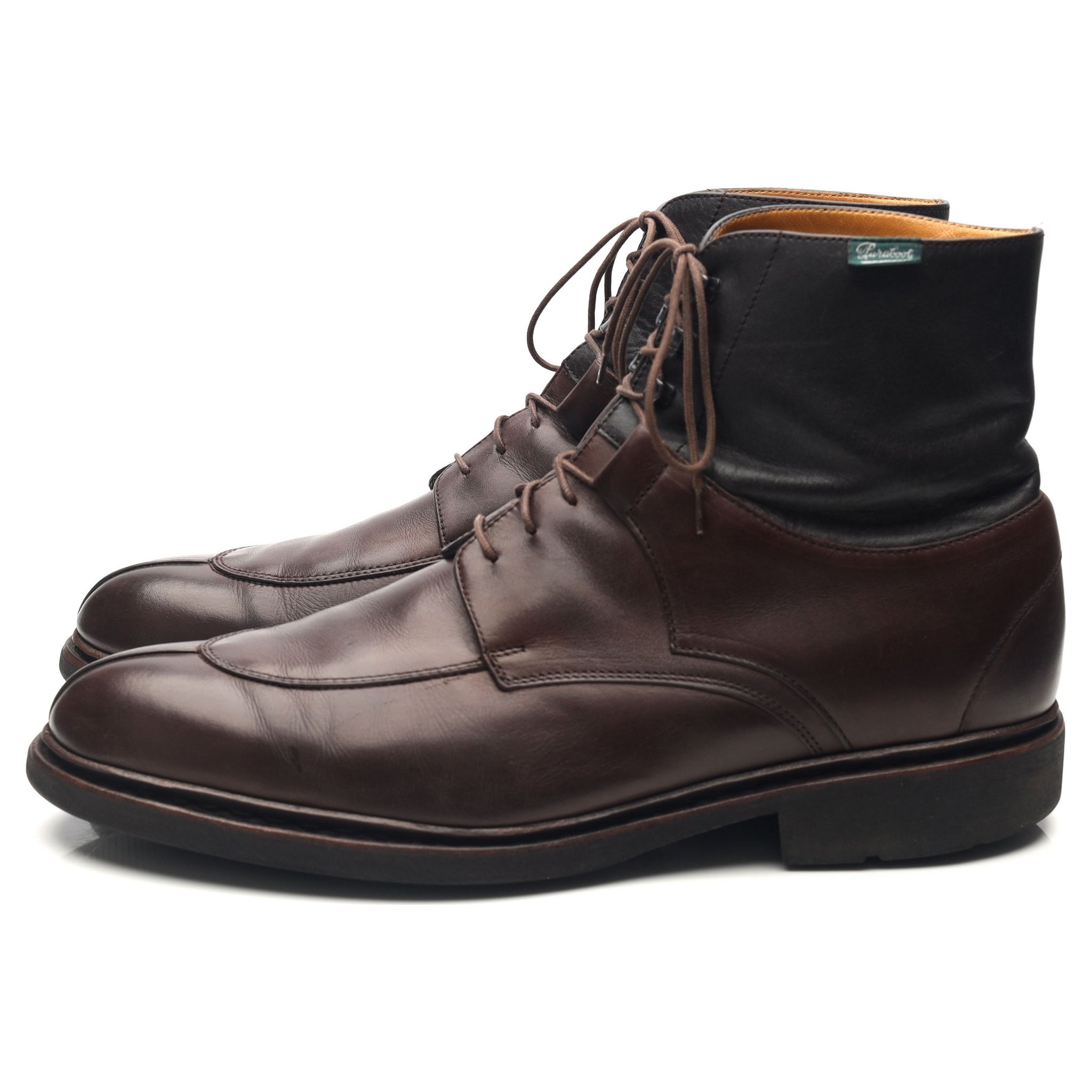 Paraboot Beaumont bottines cuir marron UK 9 semelle gomme
