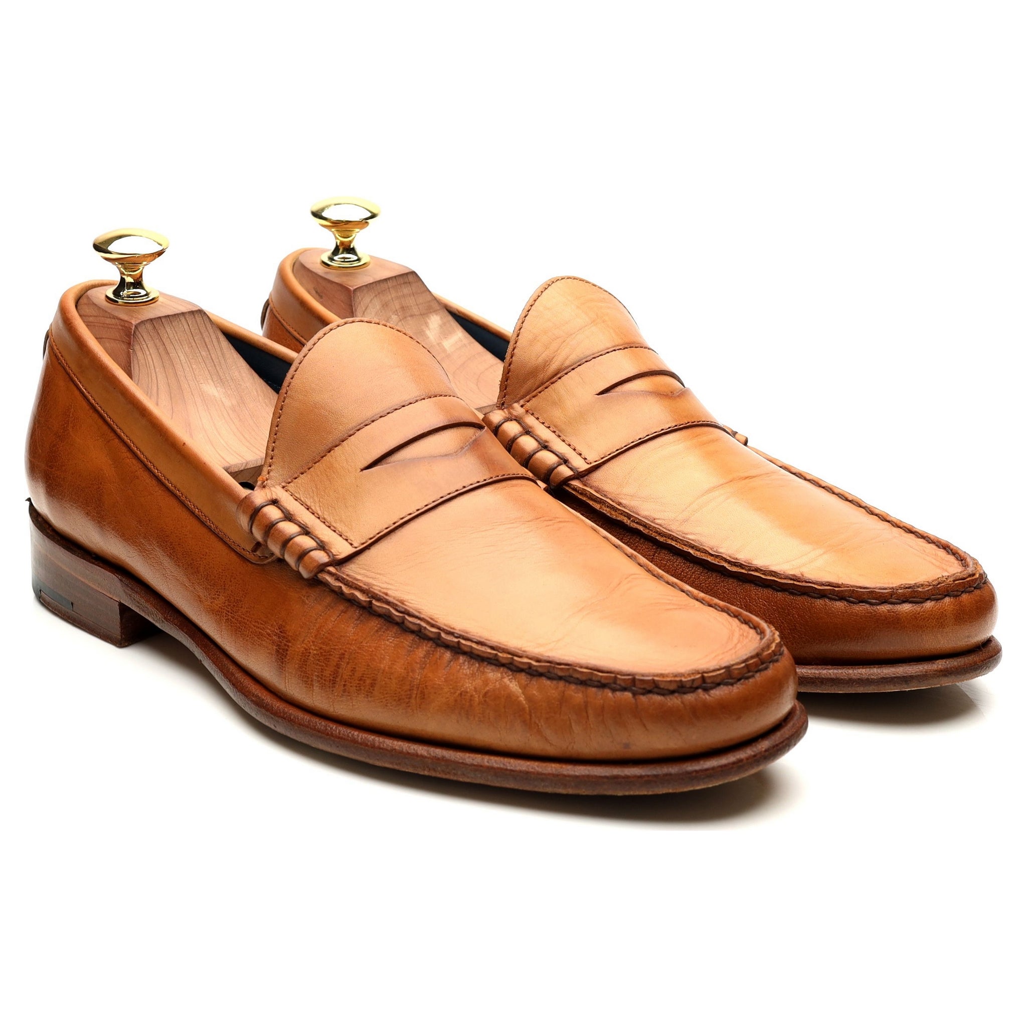 Barker Jack 2 mocassins marron pointure UK 7.5 cuir