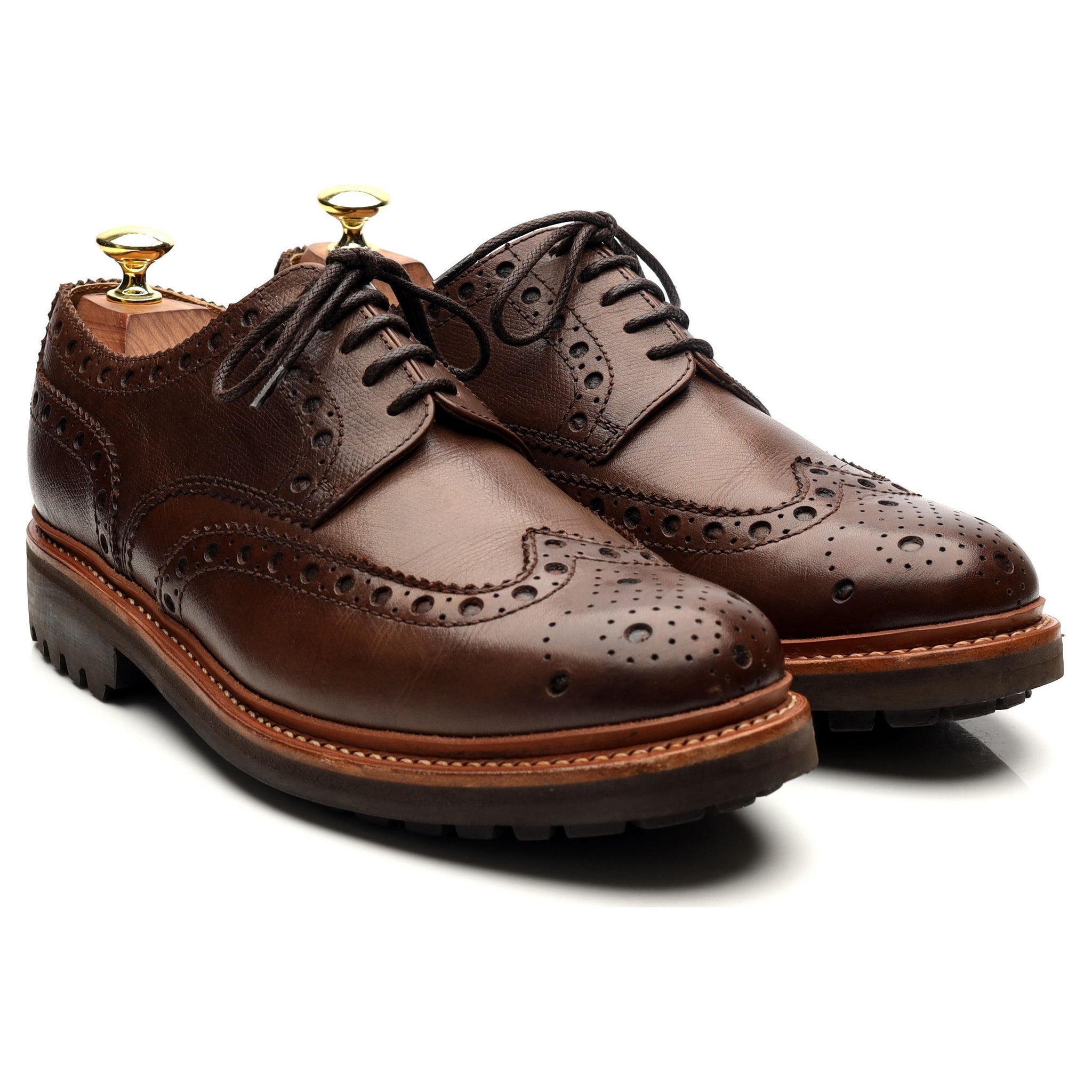 Grenson Archie derby cuir marron UK 7.5
