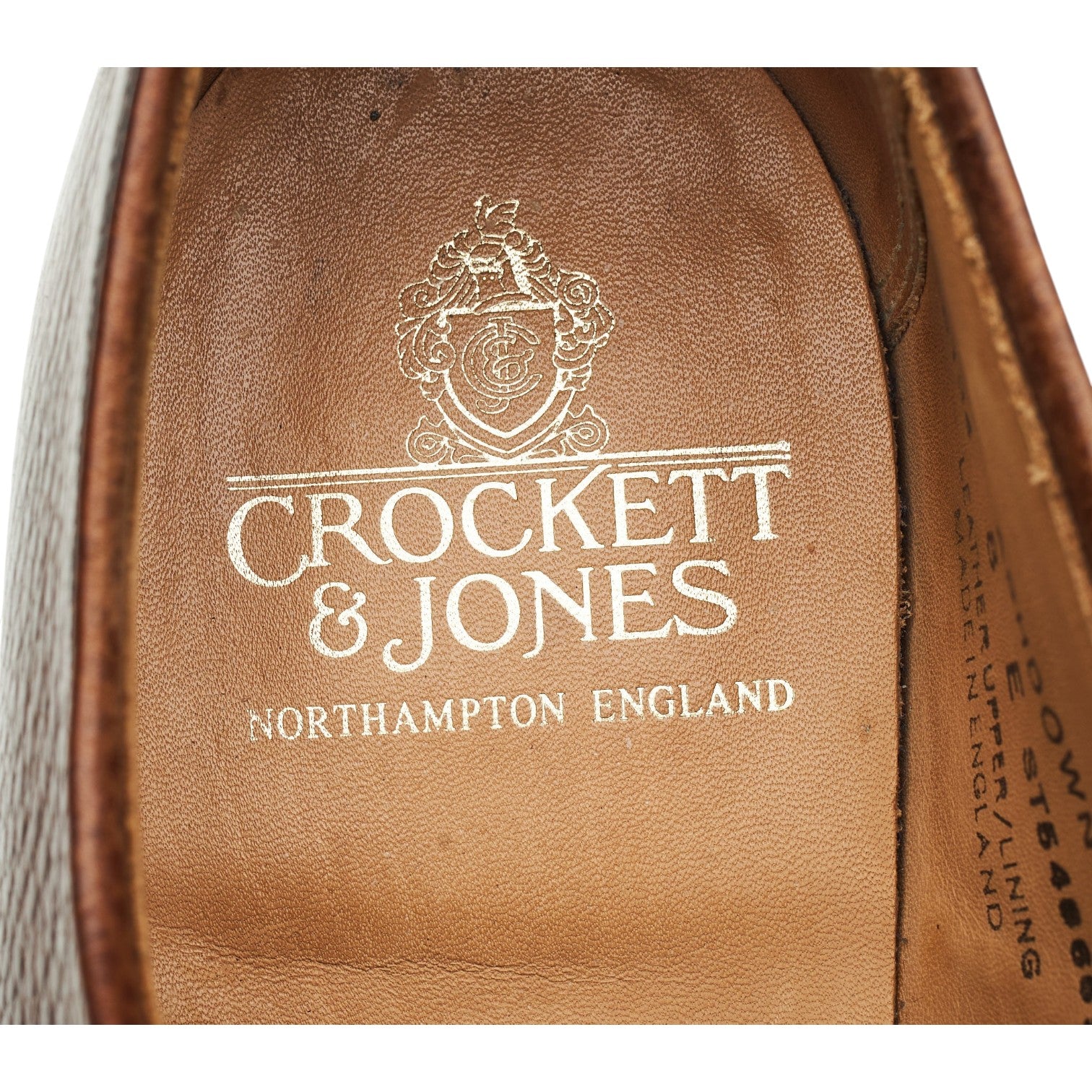 Crockett & Jones Ashdown derby cuir marron pointure 8