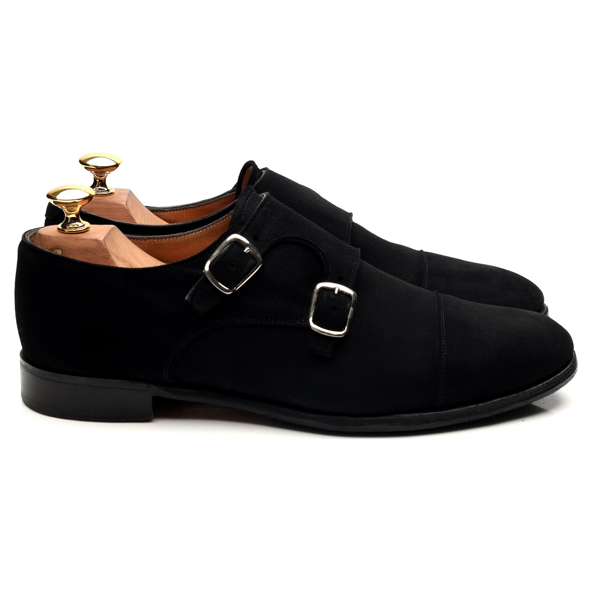 Cheaney Emily derbies double boucle daim noir pointure UK 6,5