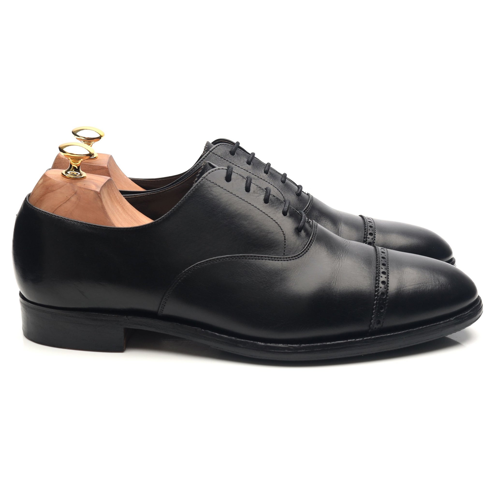Gordon Scott Putney oxford cuir noir UK 10