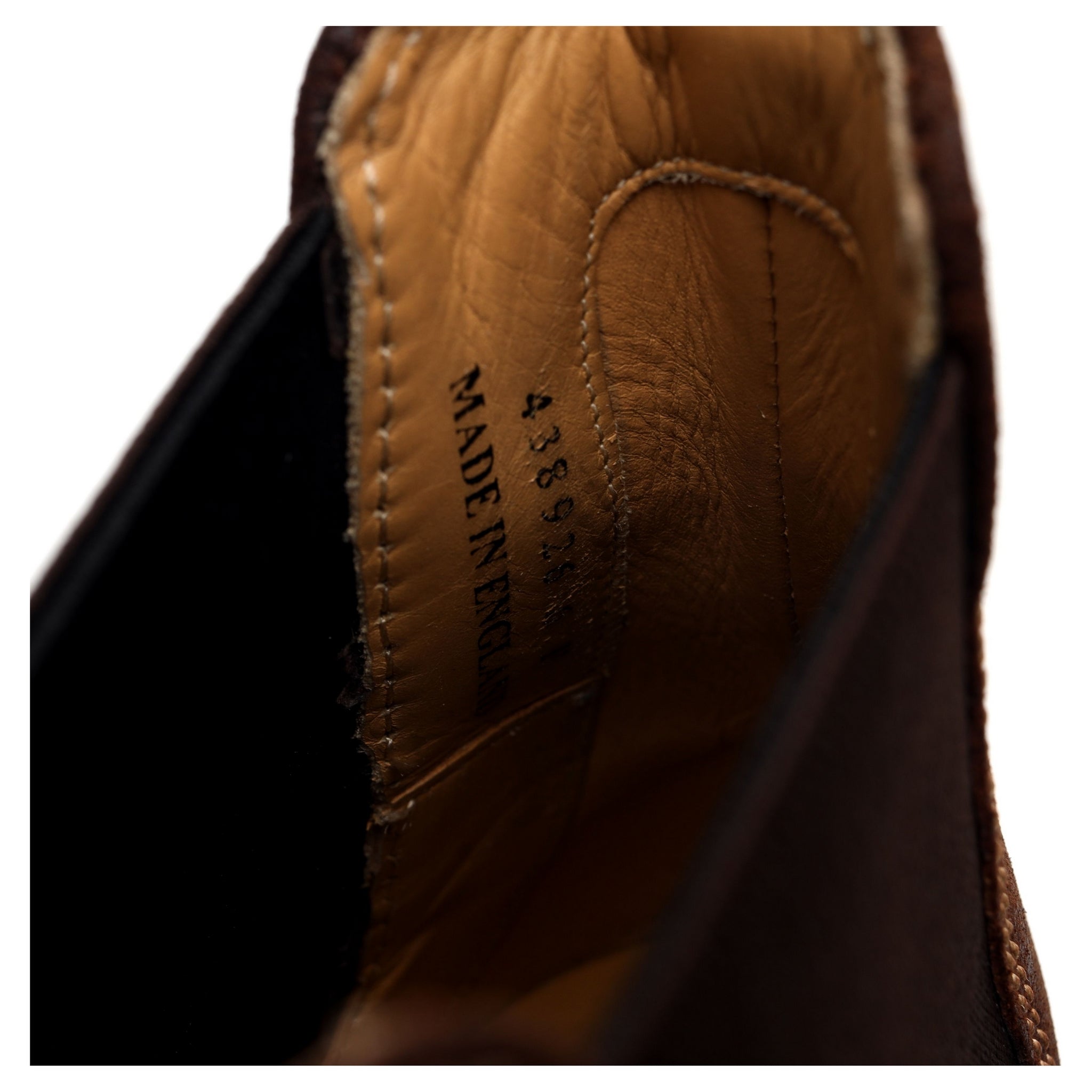 Barker Mansfield boots chelsea daim marron pointure UK 6