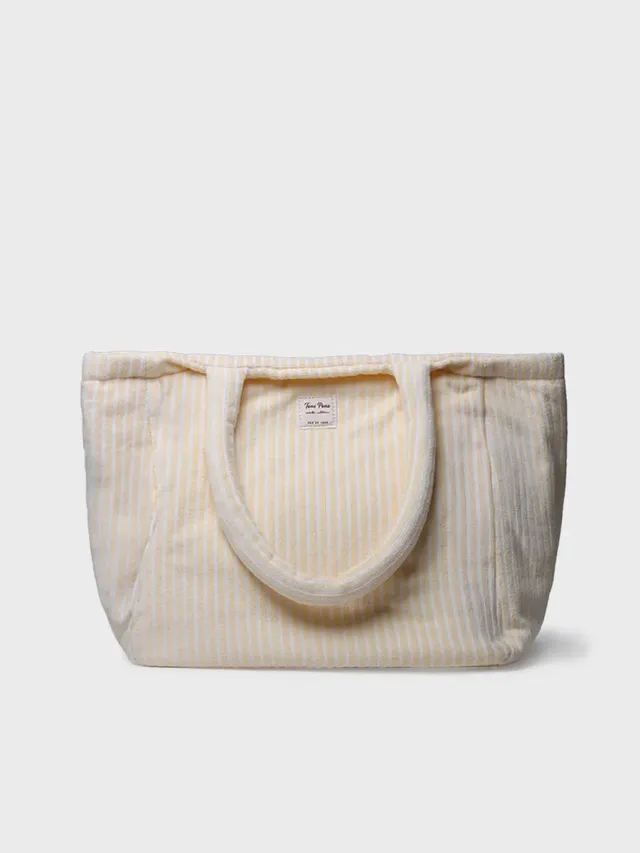 Toni Pons Carioca sac shopper rayé vanilla