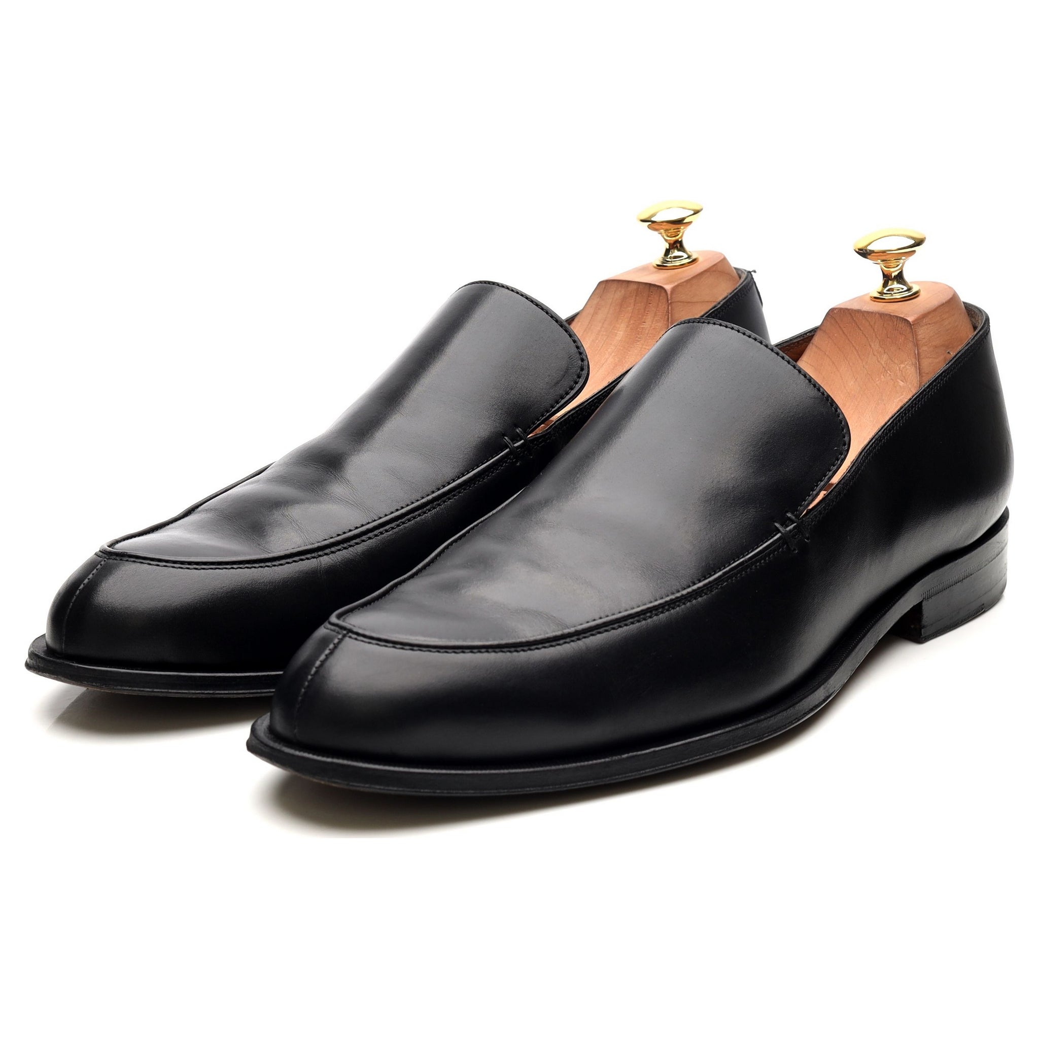 Bally mocassins cuir noir pointure UK 8 EEE