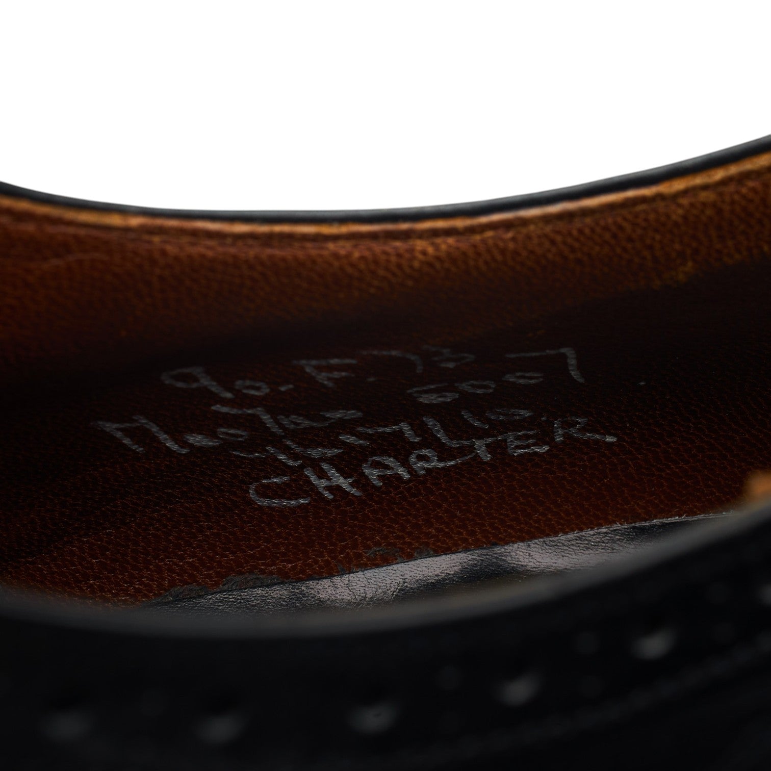Church’s Charter richelieu brogue cuir noir UK 9